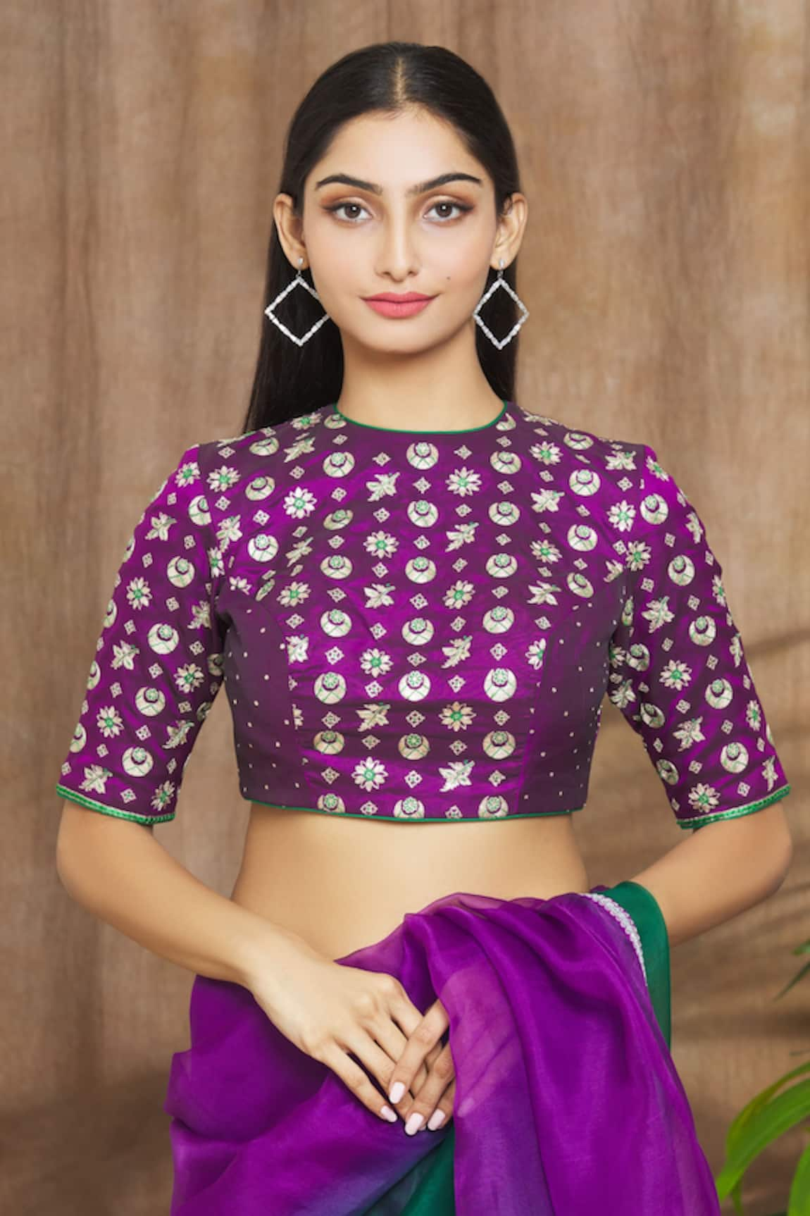 Shimai Jayachandra Cosmic Star Embroidered Blouse