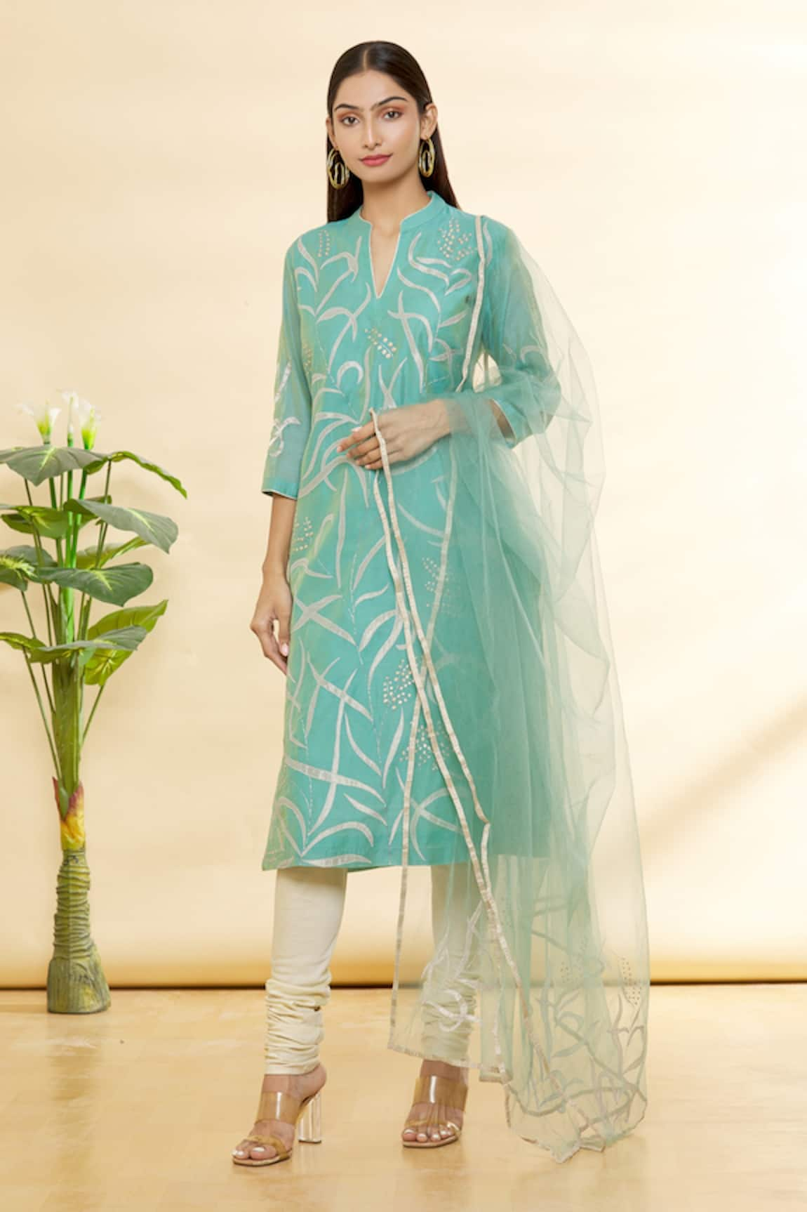 Rohini Bedi Embroidered Kurta Set