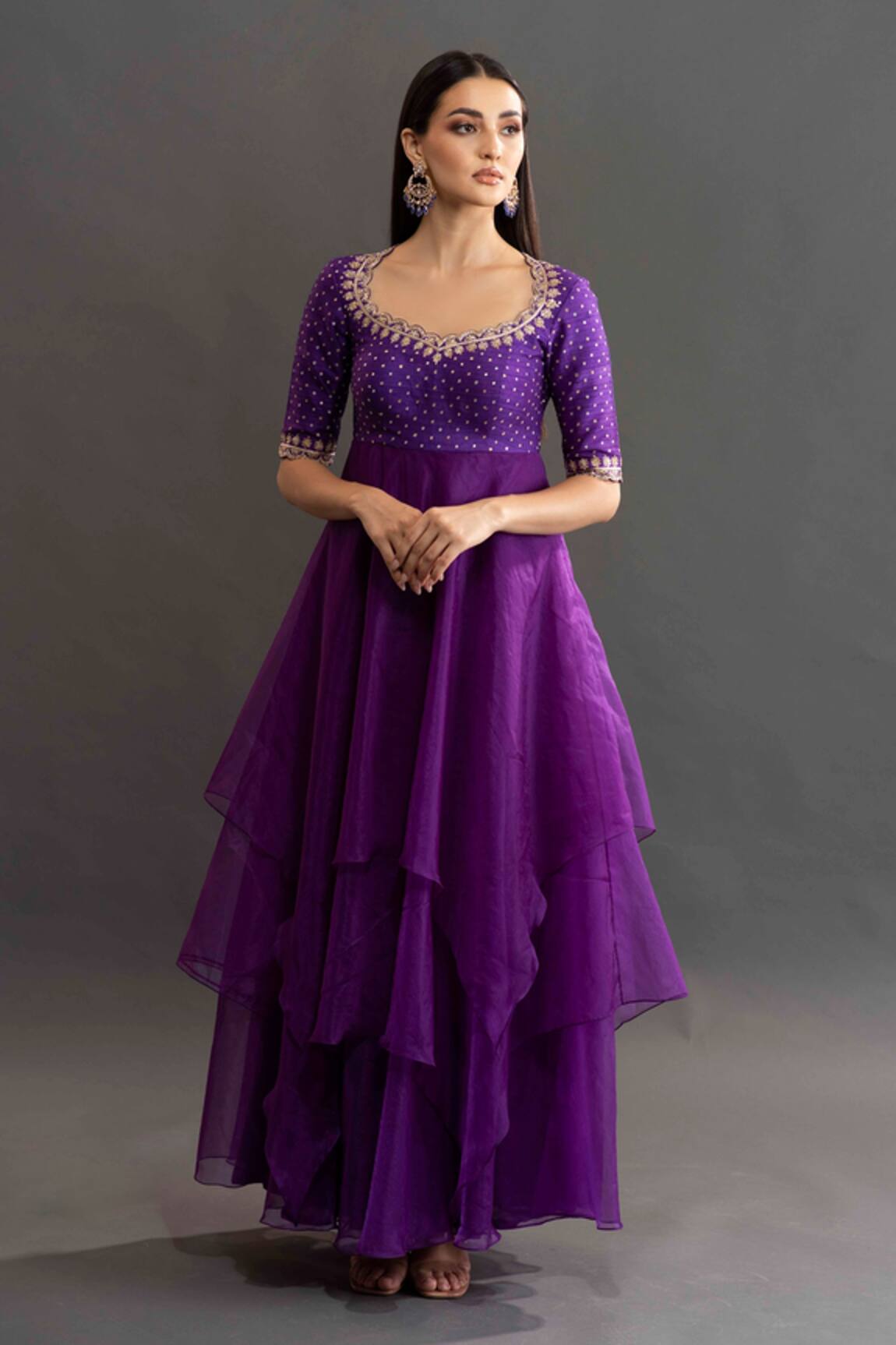 Kavitha Gutta Hitha Layered Anarkali