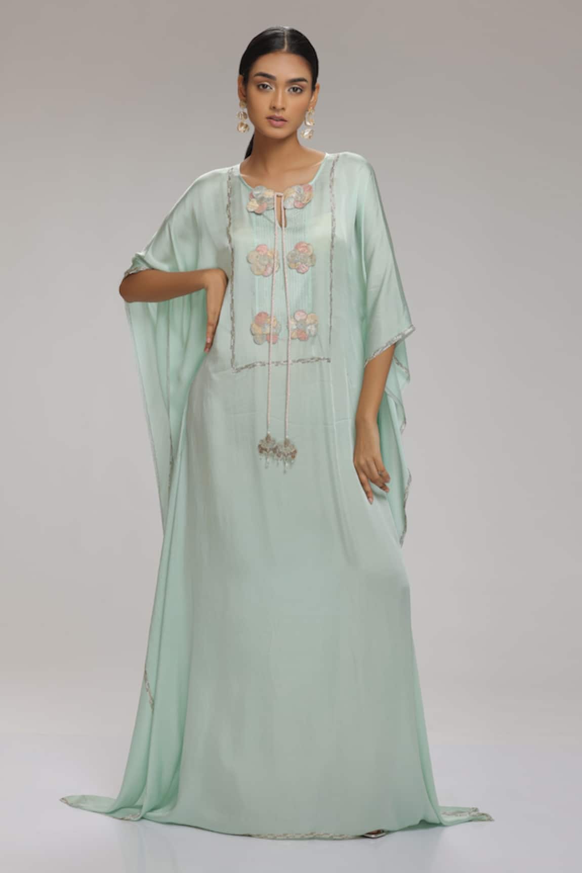 Chhaya Mehrotra Circle Embellished Kaftan 