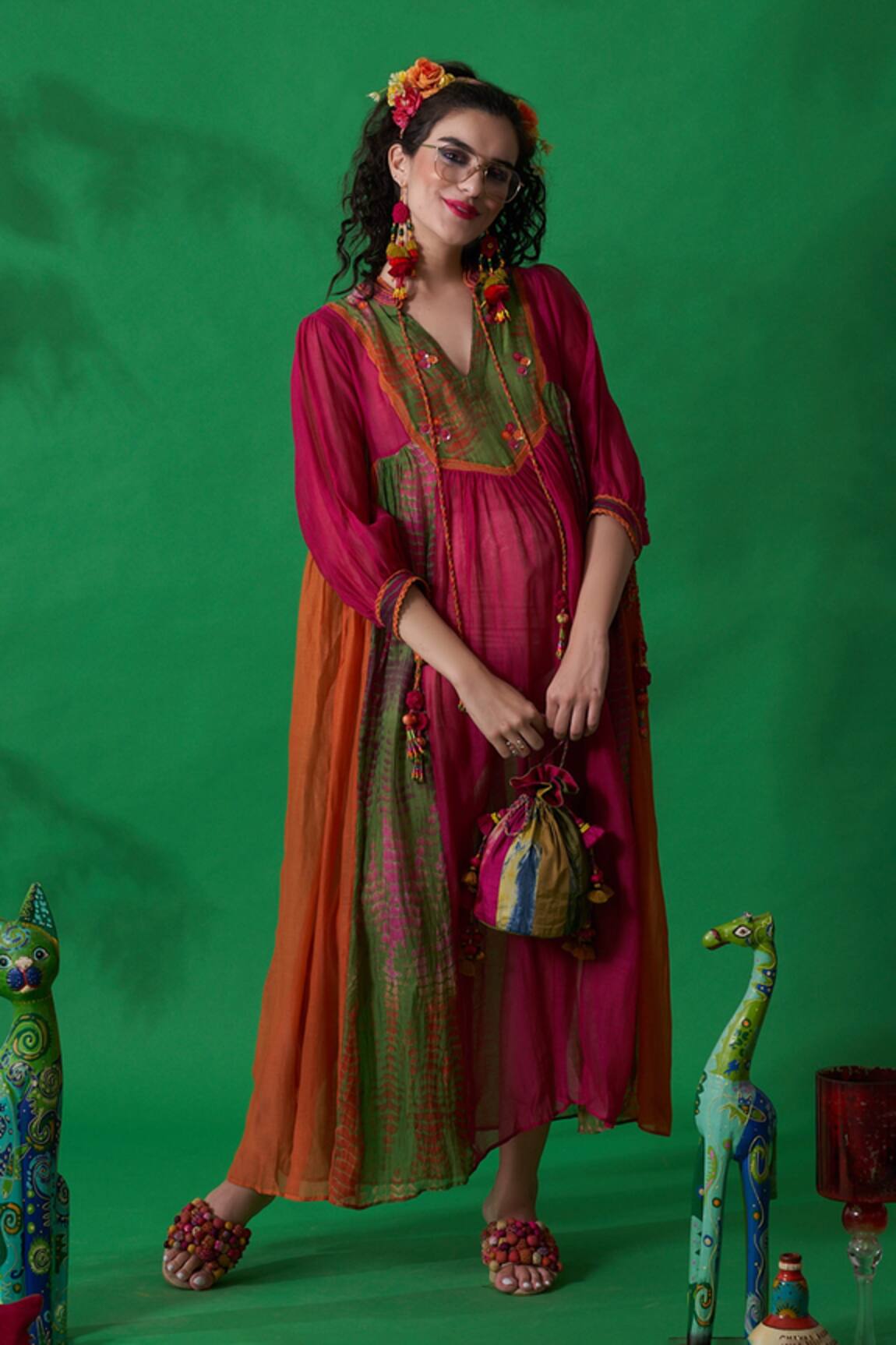 Capisvirleo Bellini Midi Dress 