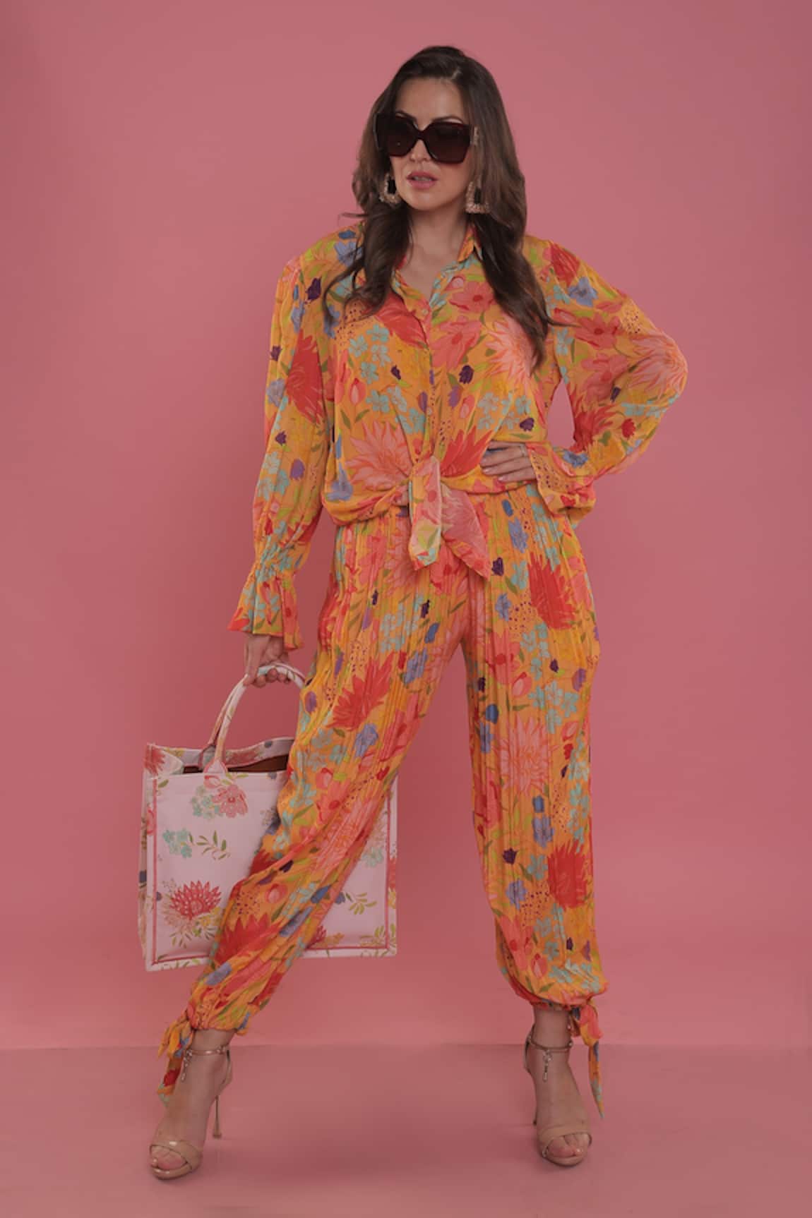 Seams Pret And Couture Zahra Floral Print Shirt & Pant Set 