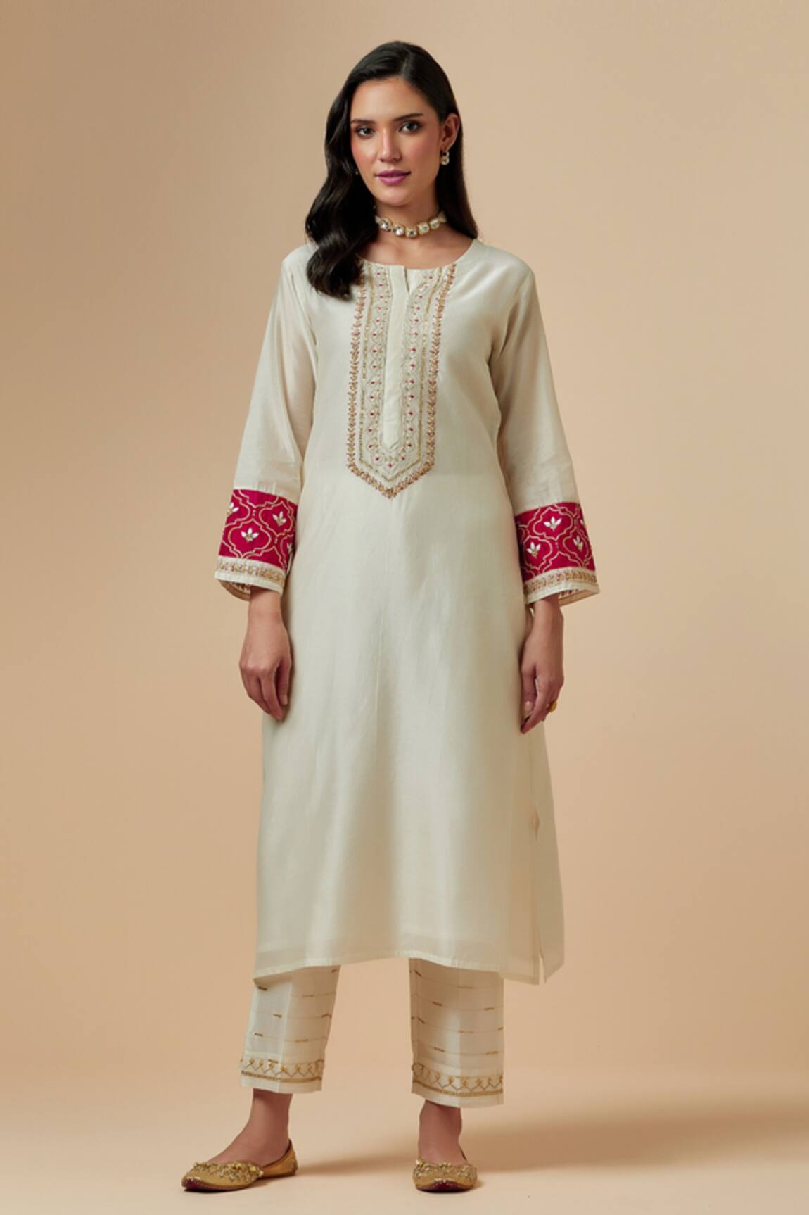 Anantaa by Roohi Silk Chanderi Palazzo