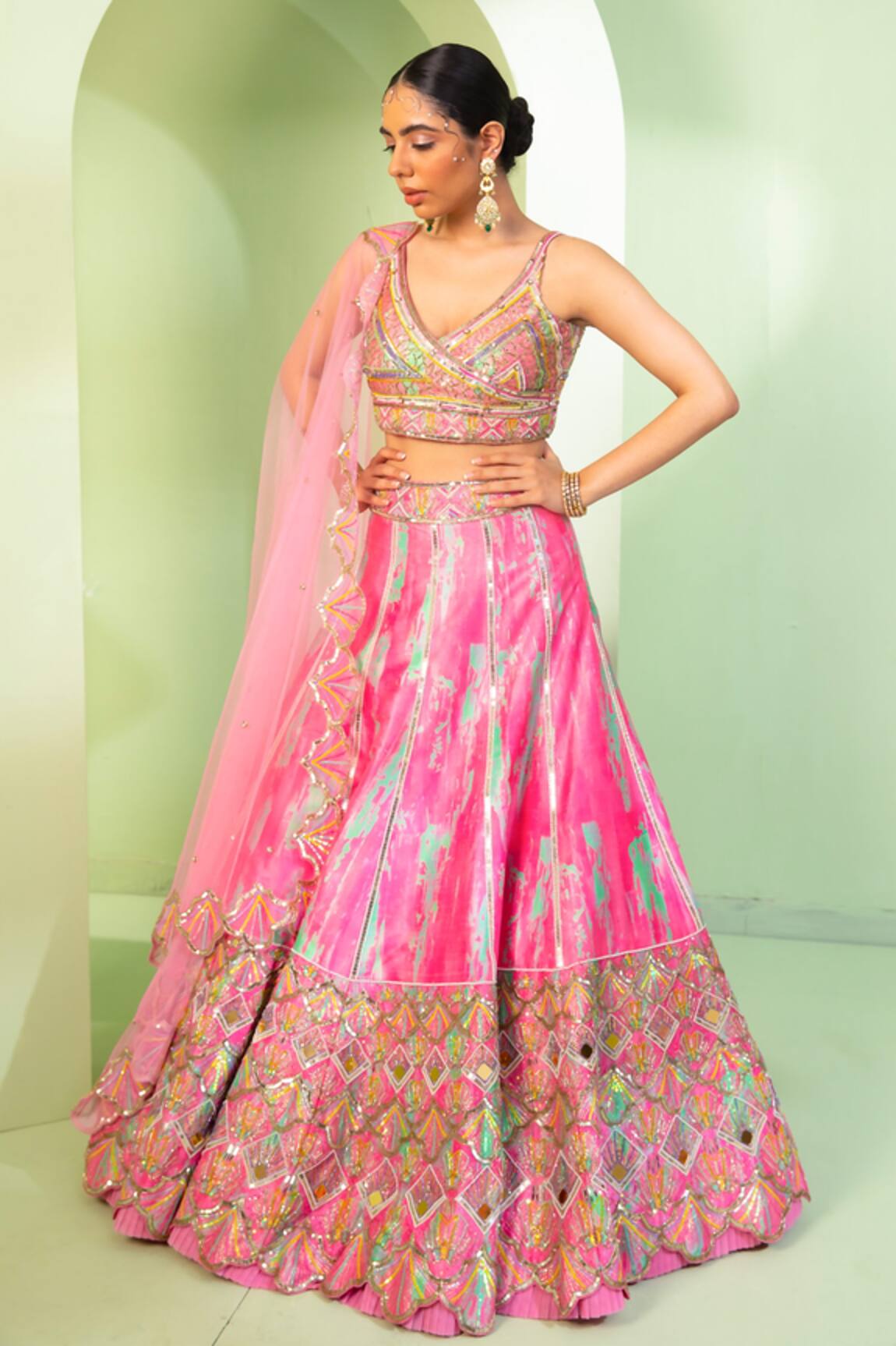 Laxmishriali Embroidered Lehenga Set