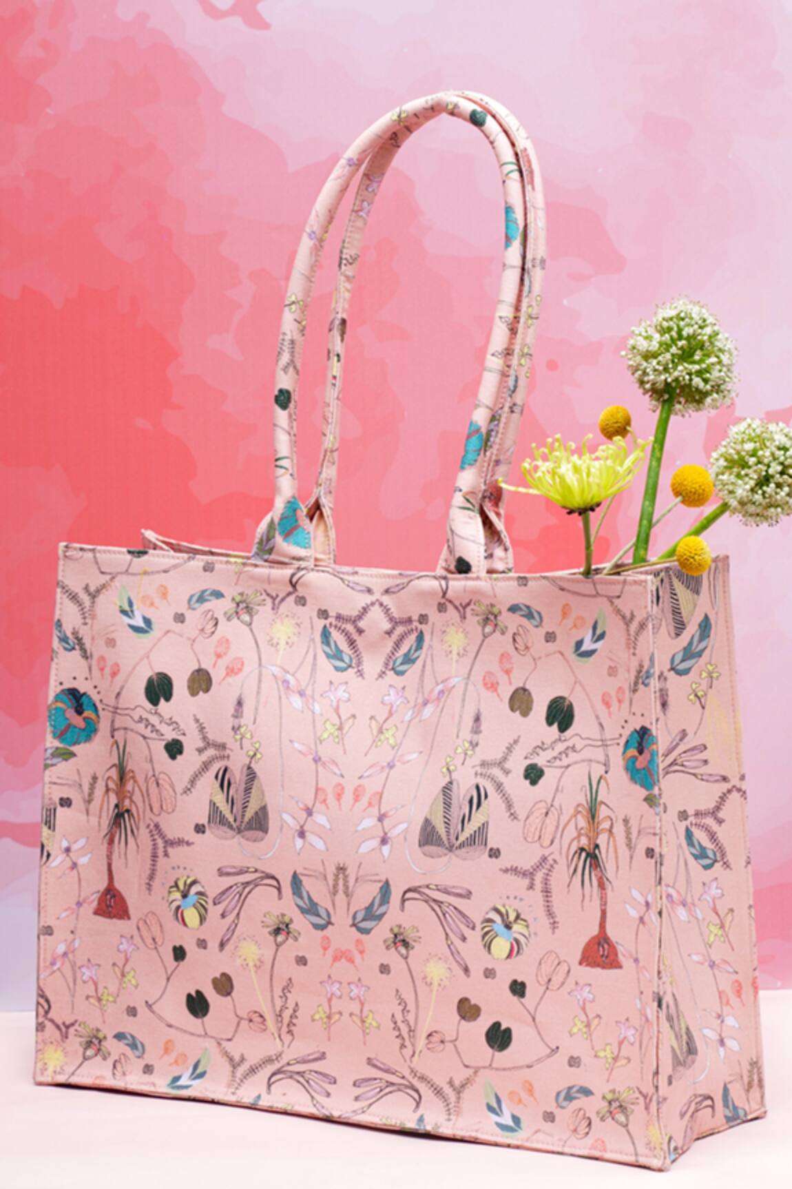 Payal Singhal Accessories Forest Print Canvas Tote Bag 