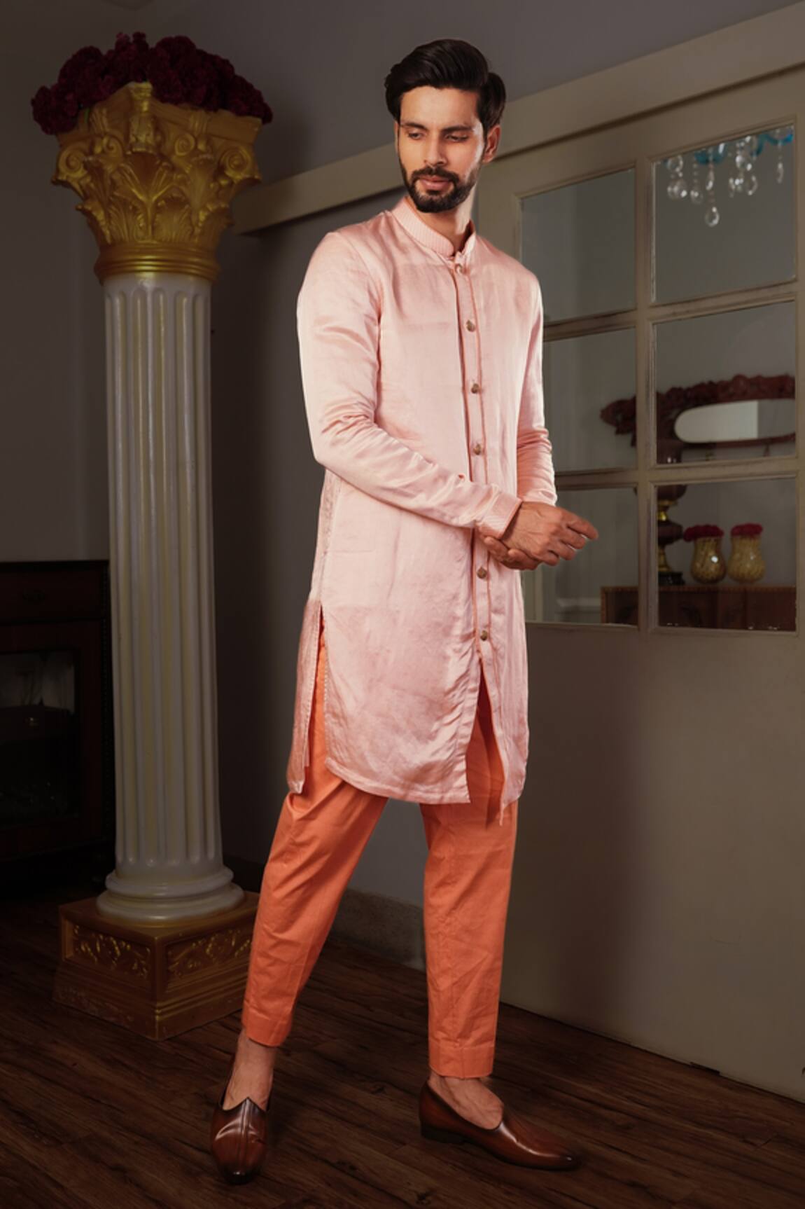 Yajy By Aditya Jain Osha Kurta & Pant Set