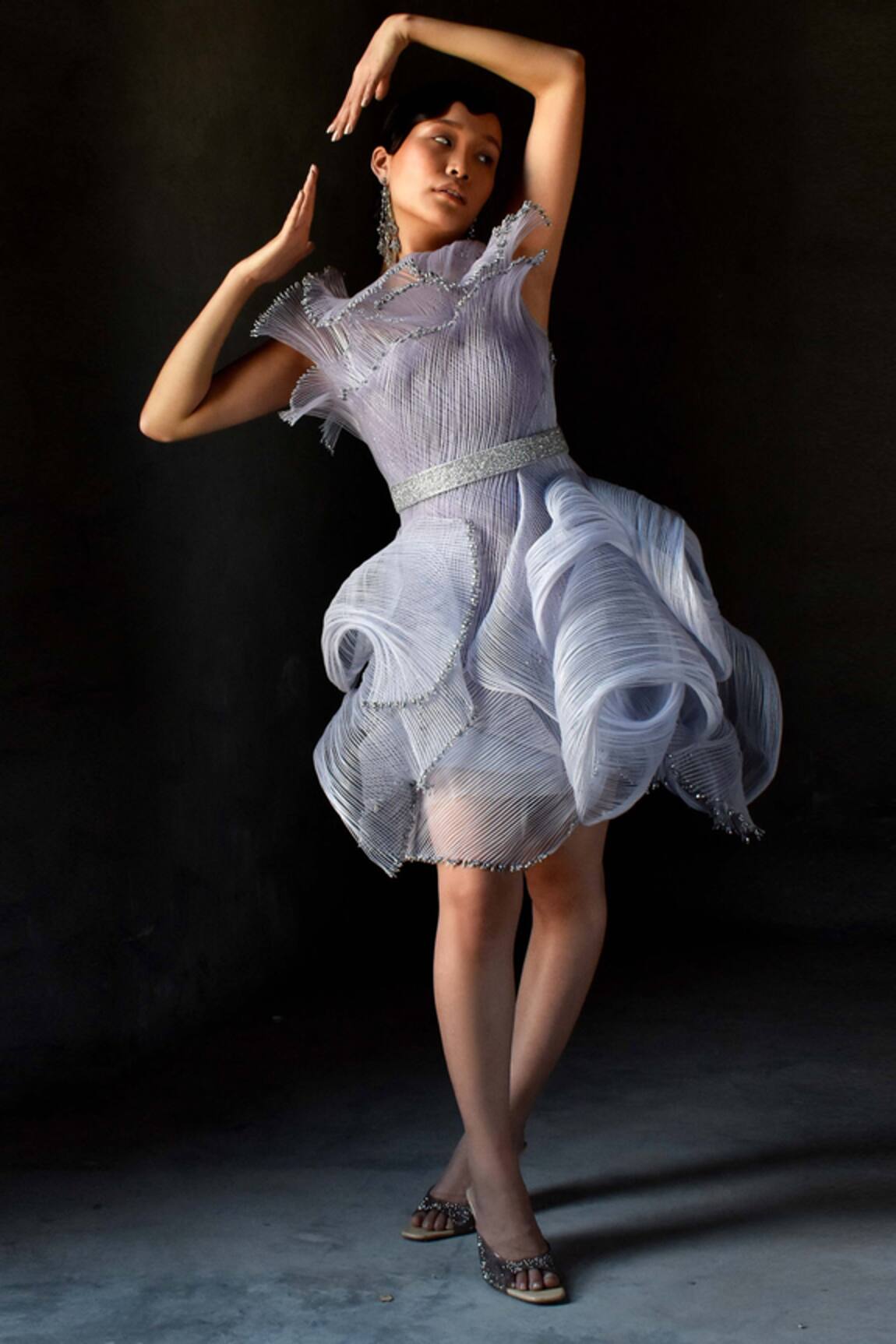 Geisha Designs Margot Ruffle Dress 