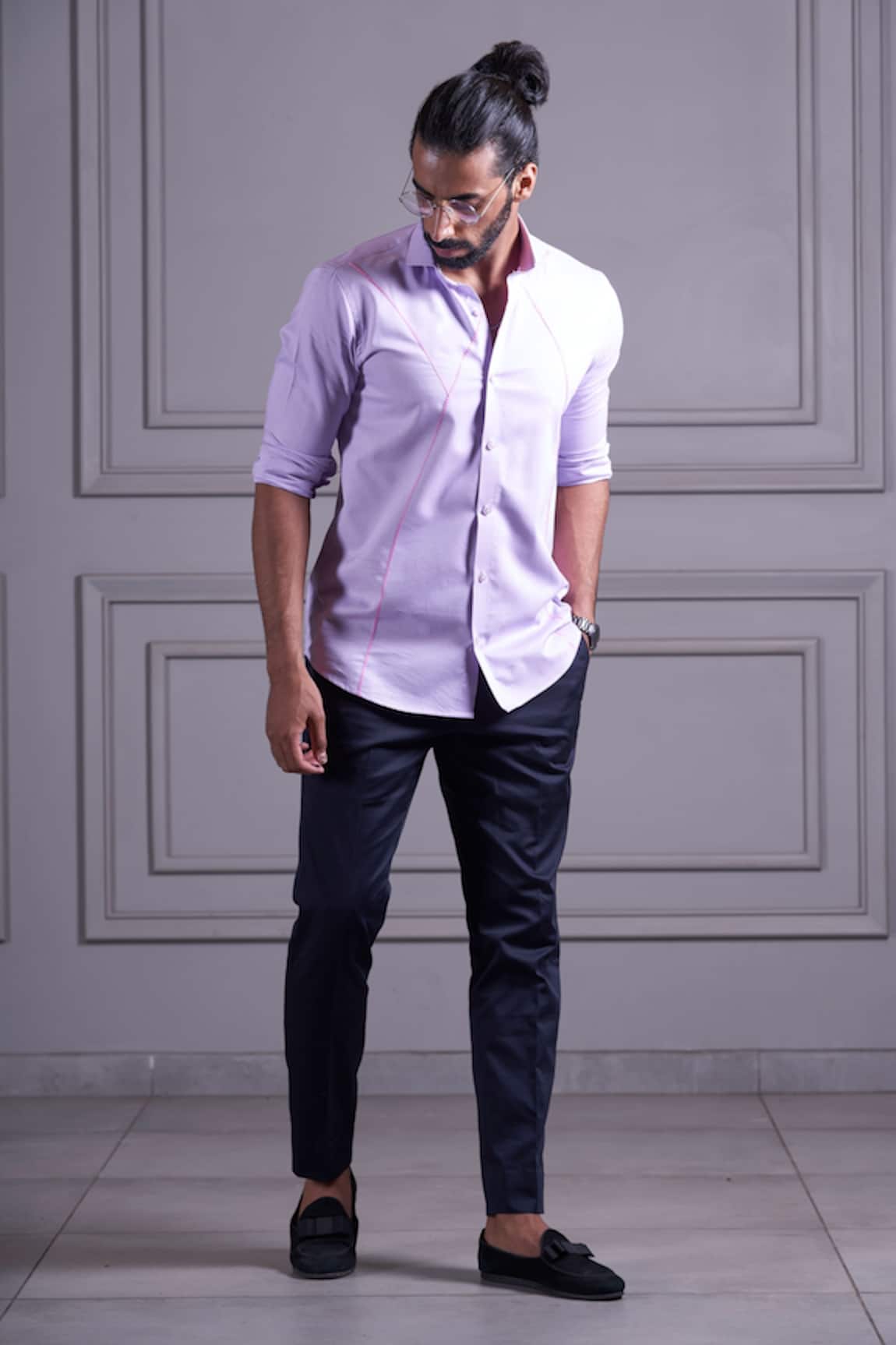 Agape Cotton Embroidered Shirt 