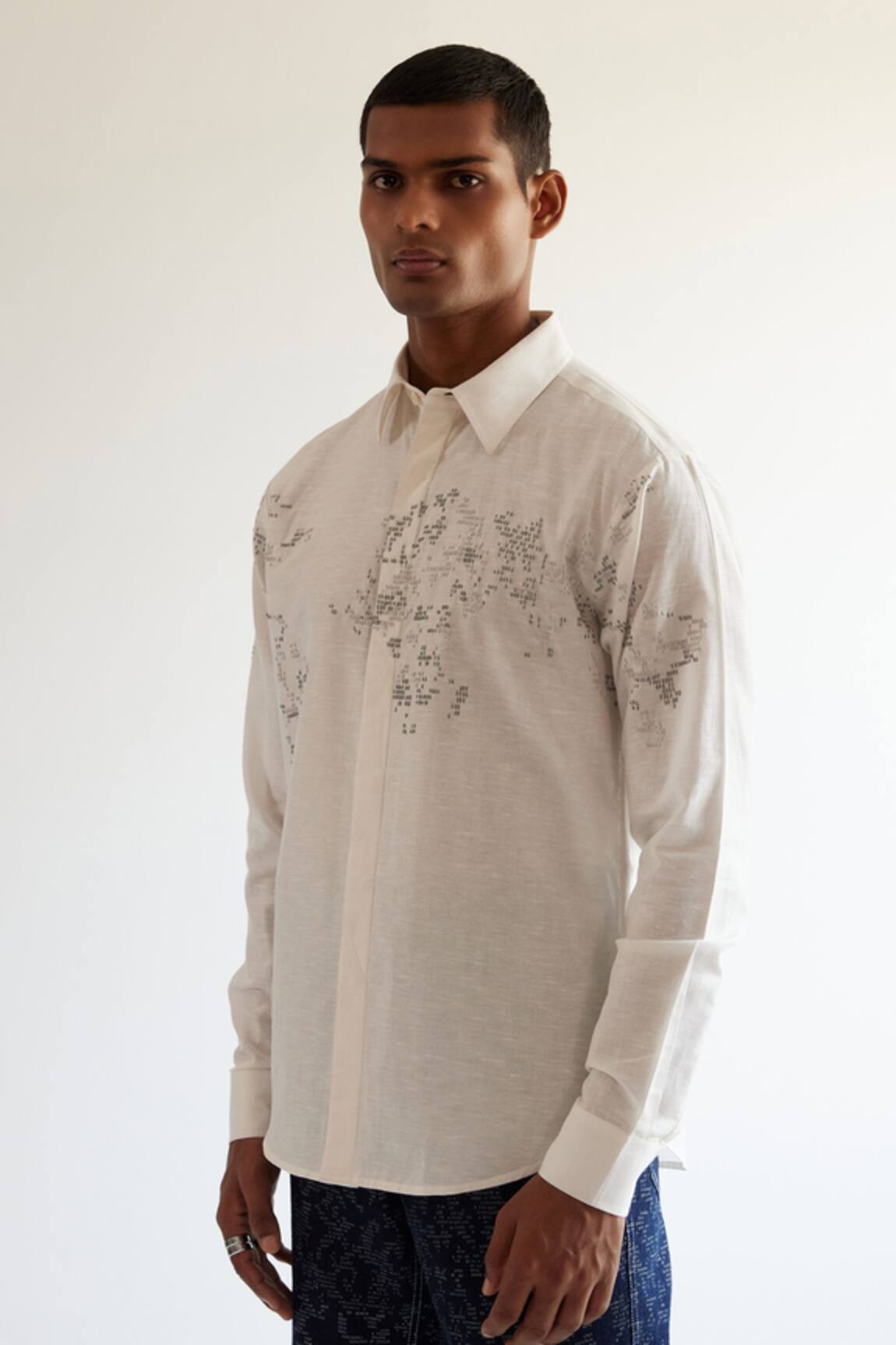 mens embroidered shirt