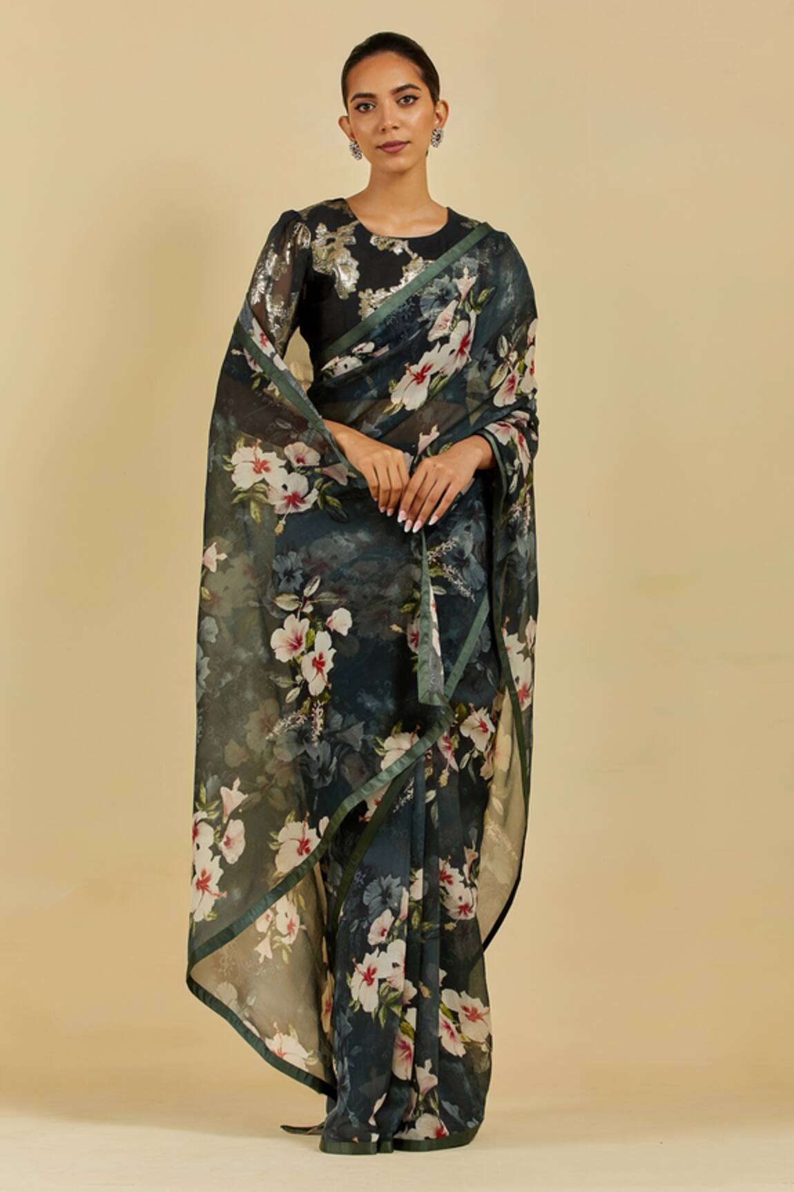 Atelier Shikaarbagh Adrienne Printed Saree