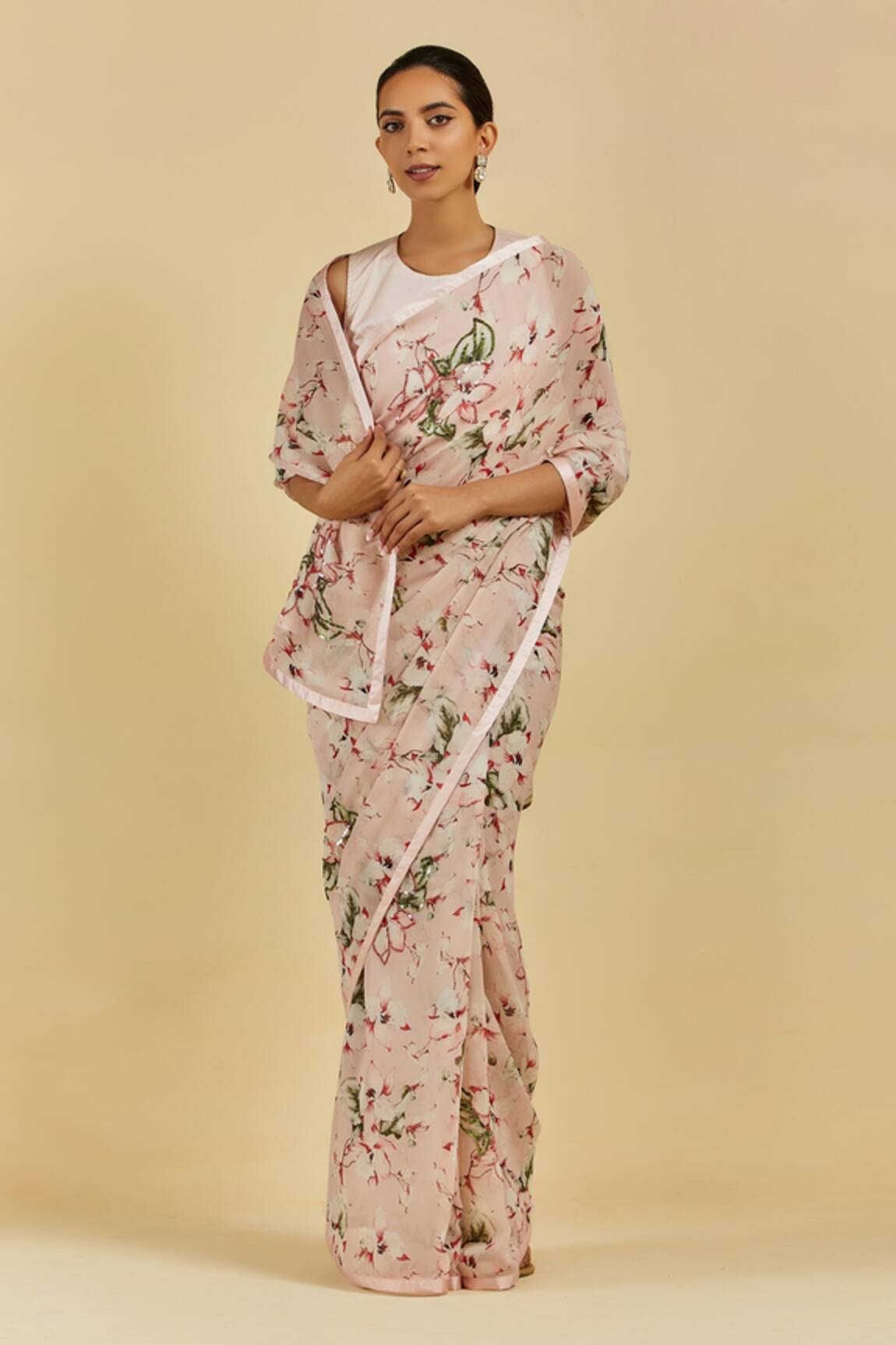 Atelier Shikaarbagh Madelyn Printed Saree