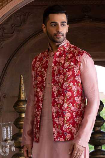 Chhavvi Aggarwal Floral Print Bundi