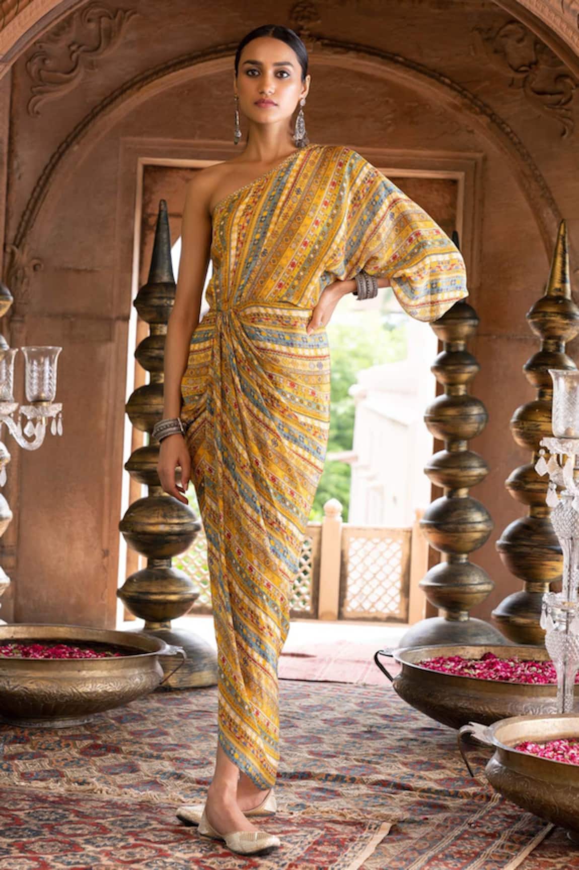 Chhavvi Aggarwal One Shoulder Dress