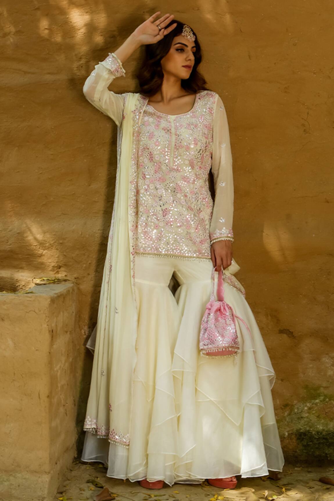 Akanksha Mago Zoya Resham Embroidered Kurta Set