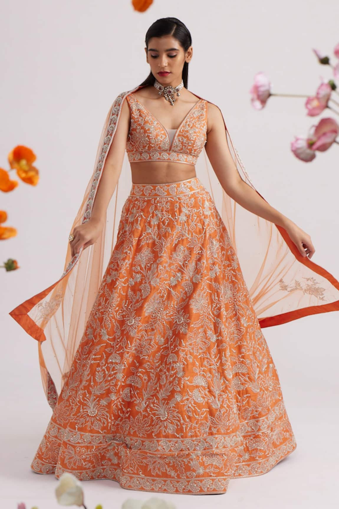 Vaishali Agarwal Zardozi Embroidered Lehenga Set