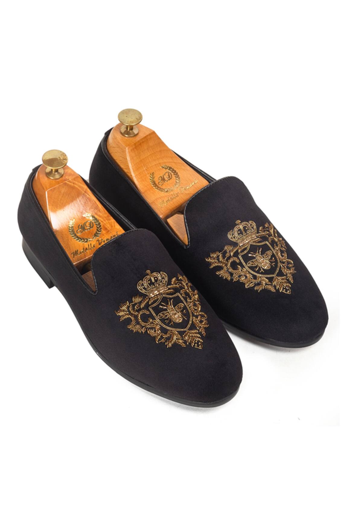 Domani Handcrafted Zardozi Slip-Ons 