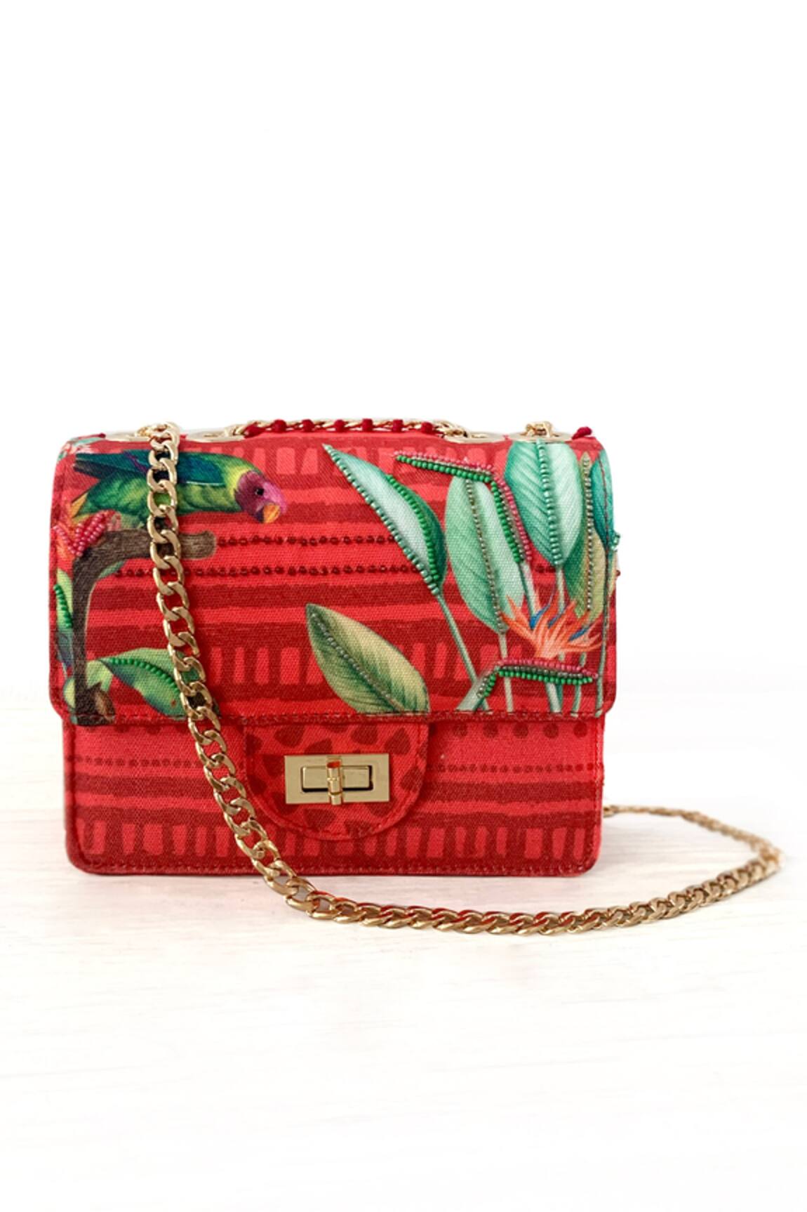 The Garnish Company Oshun Printed Sling Bag