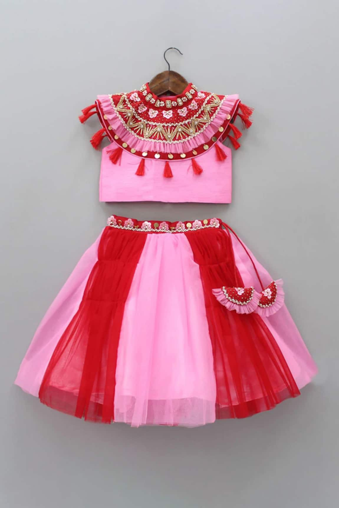 Tutus by Tutu Embroidered Lehenga Set