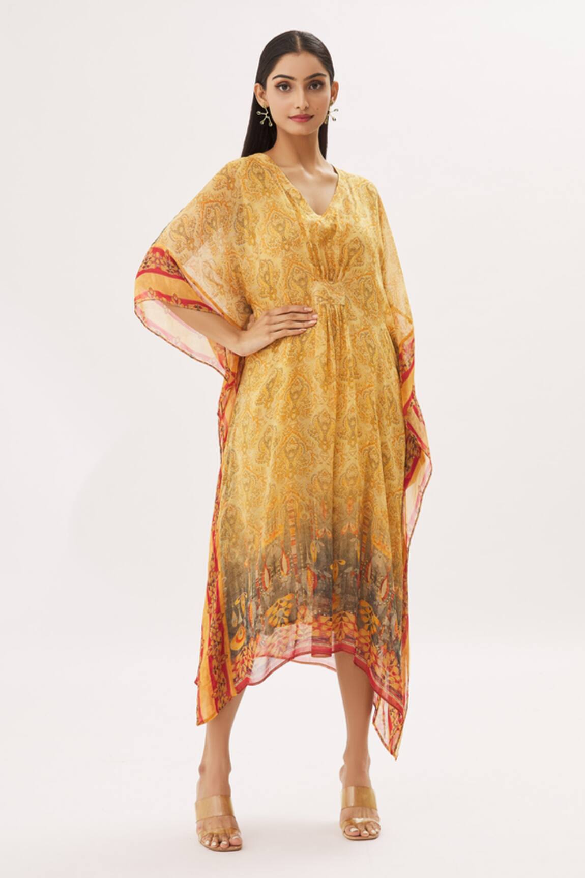 Peenacolada Floral Print Kaftan