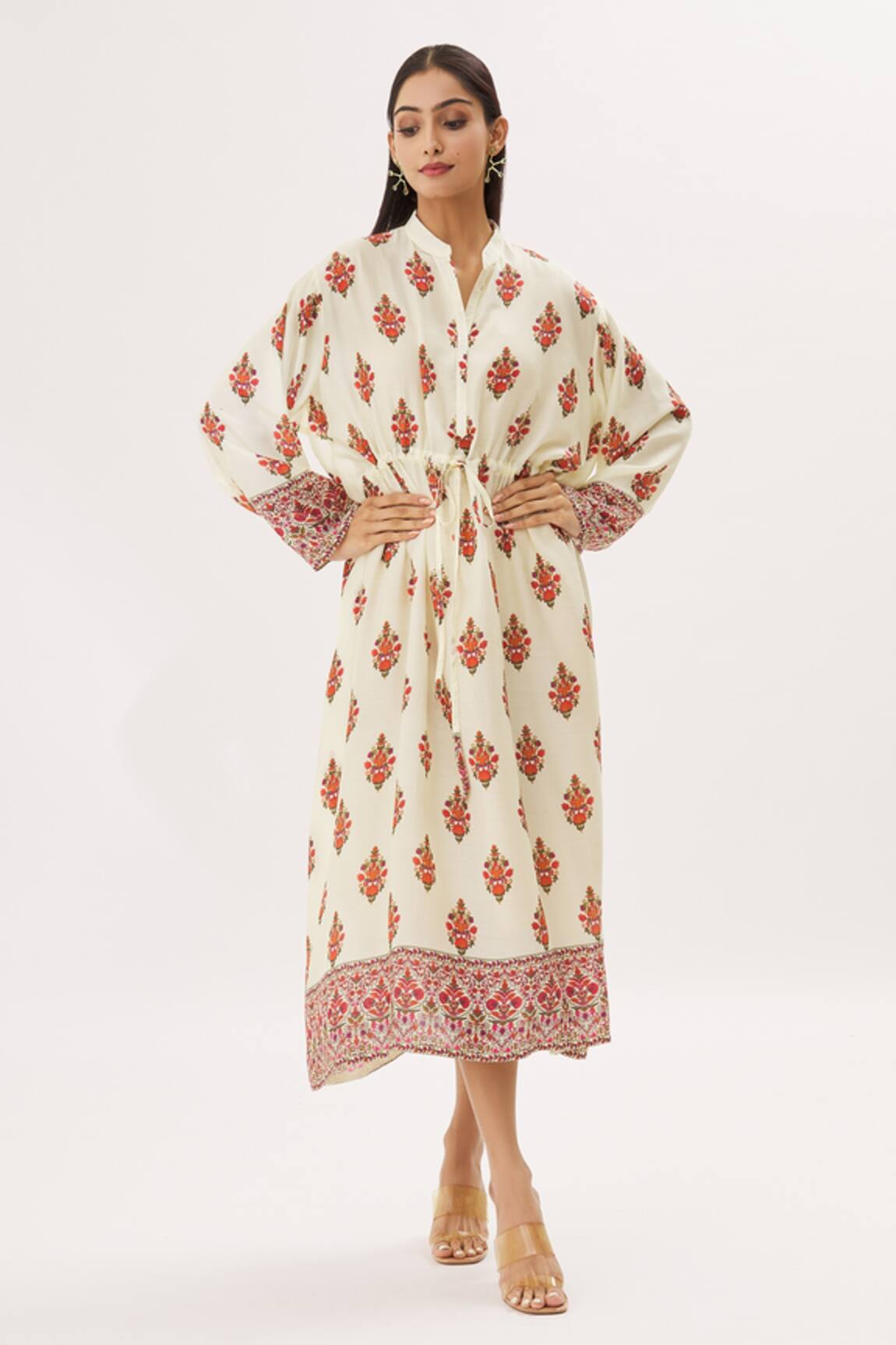 Peenacolada Floral Print Kaftan