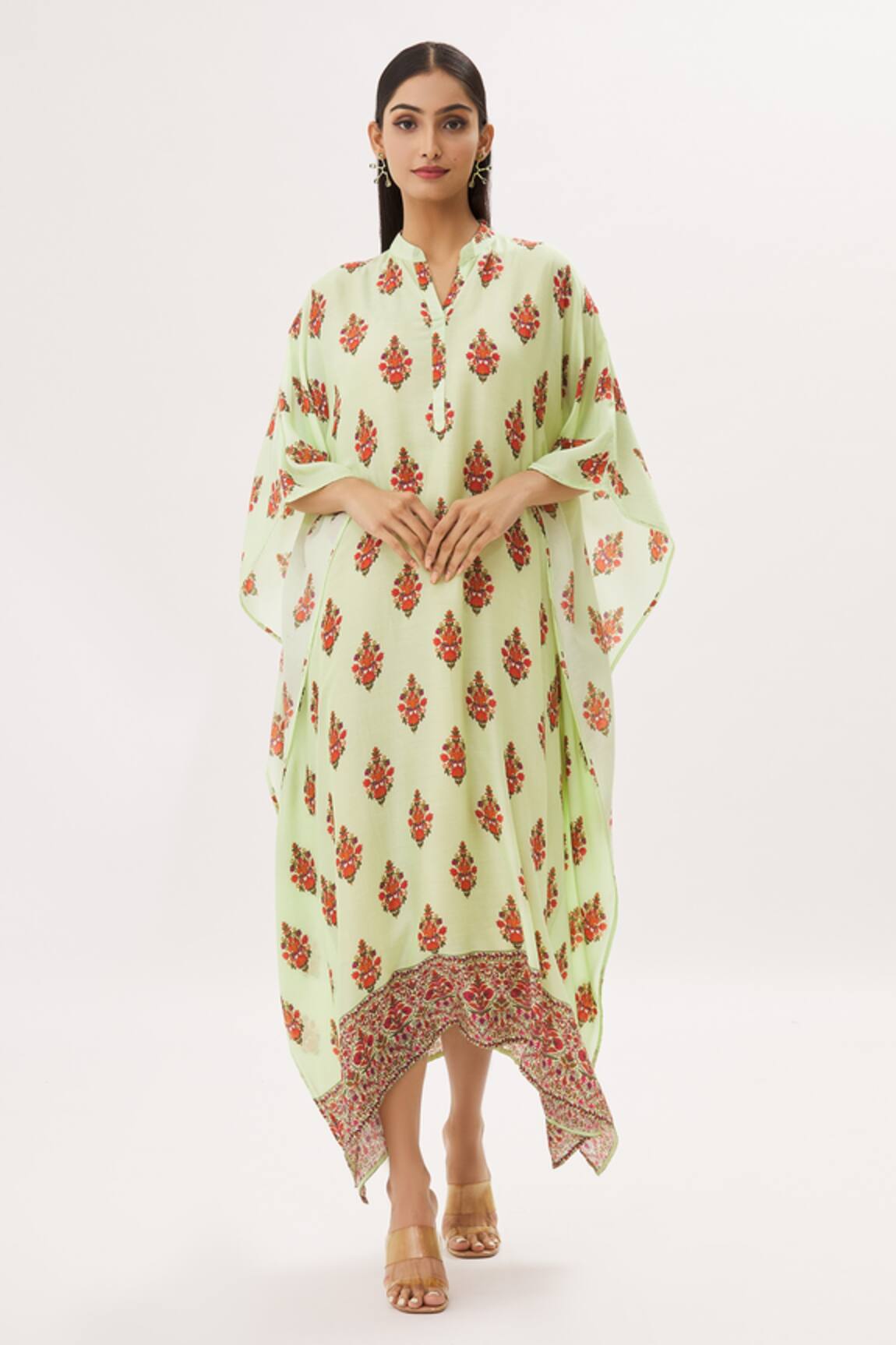 Peenacolada Floral Print Kaftan