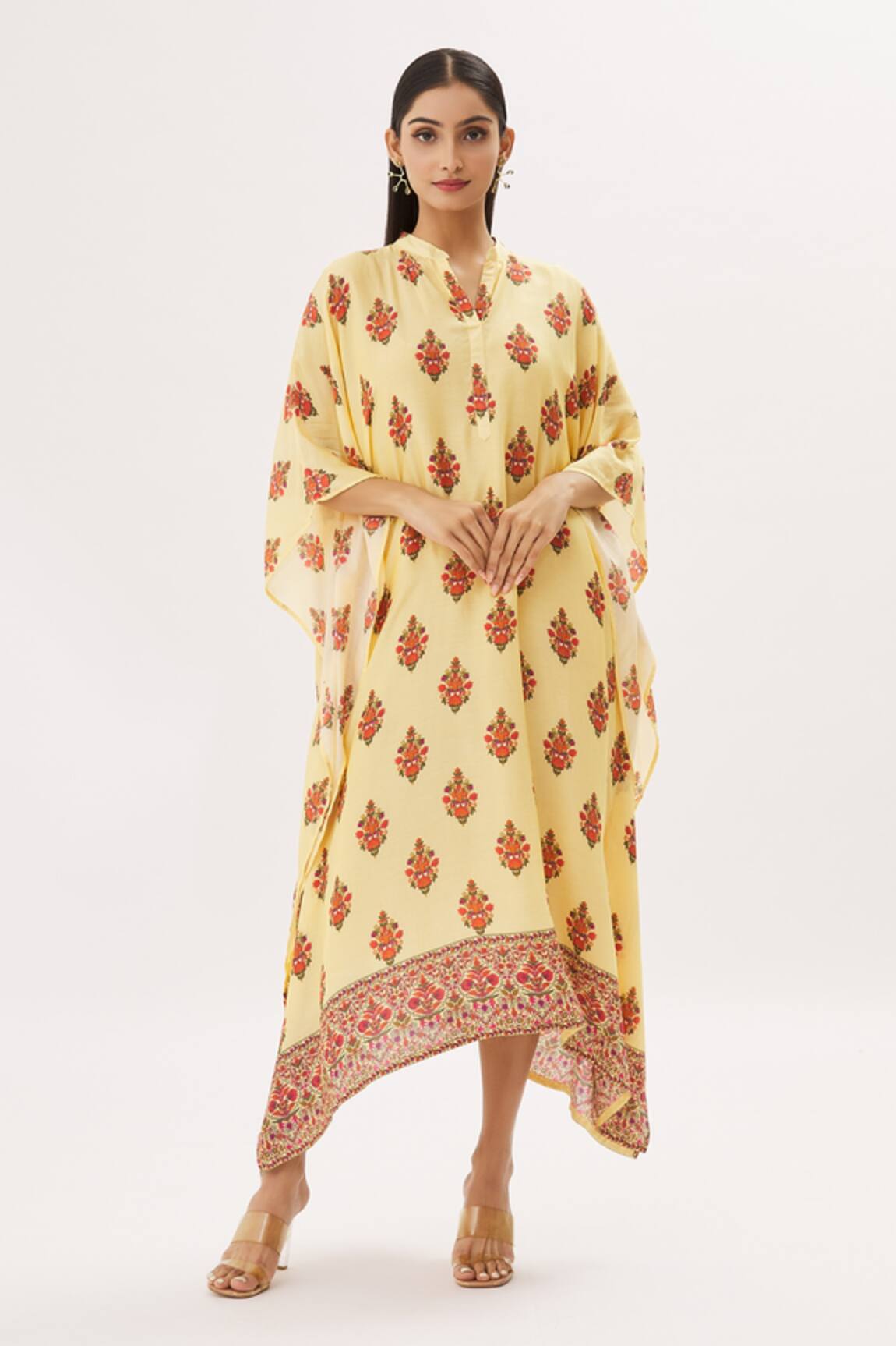 Peenacolada Floral Print Kaftan