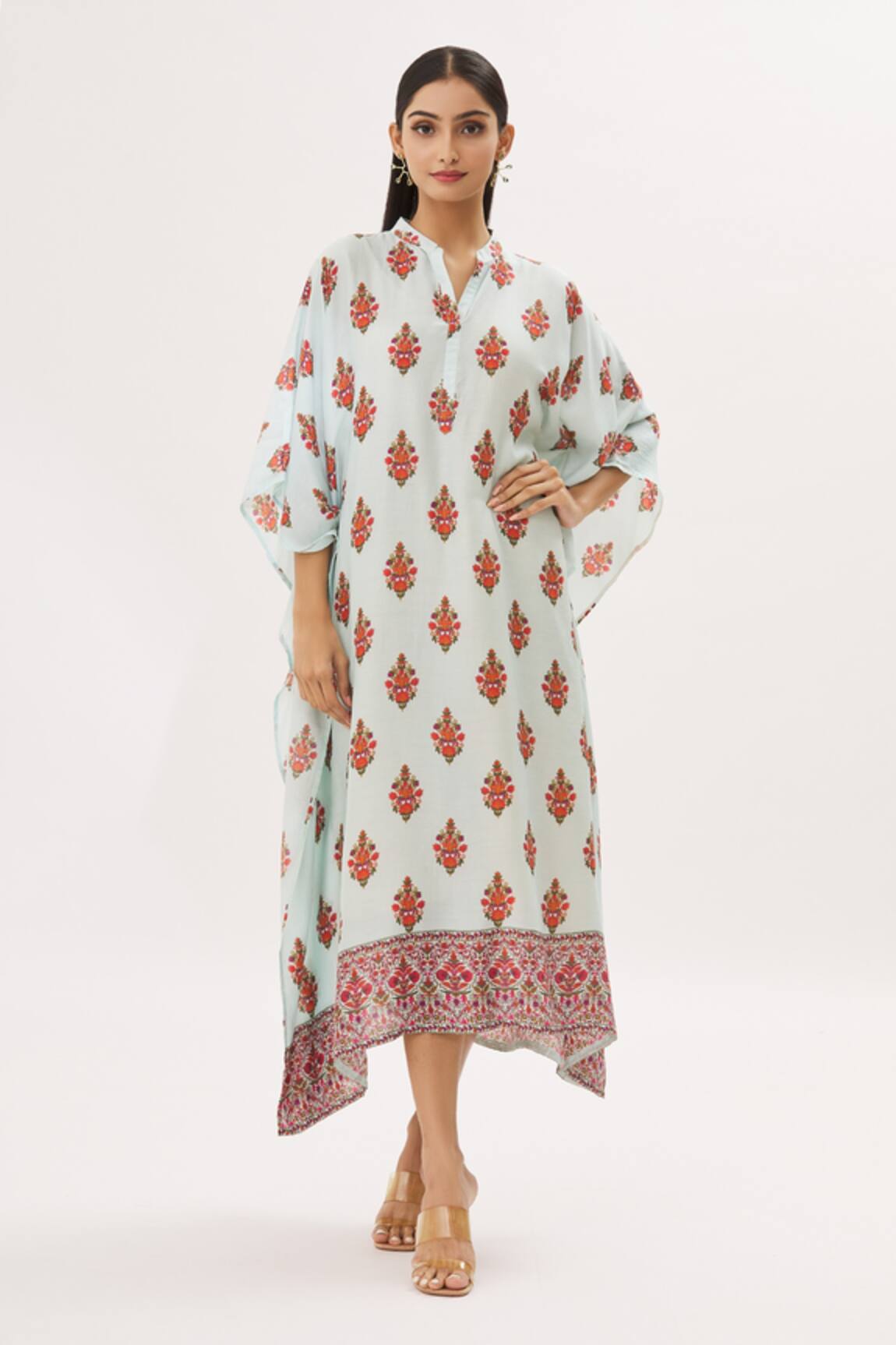 Peenacolada Floral Print Kaftan