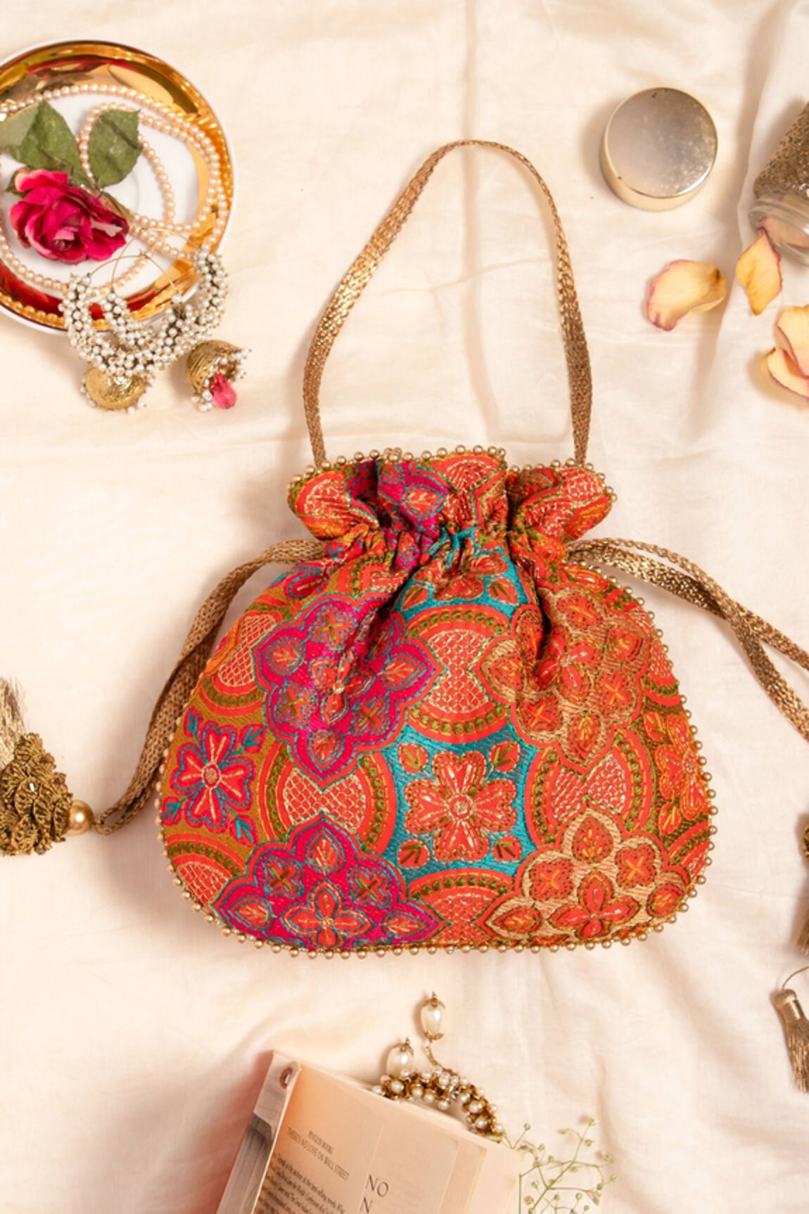 Amyra Amna Embroidered Potli Bag