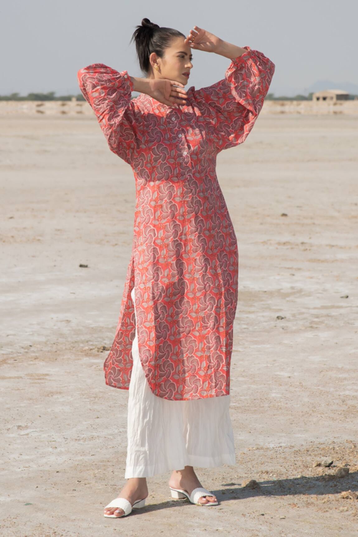 Marche Floral Print Kurta & Pant Set