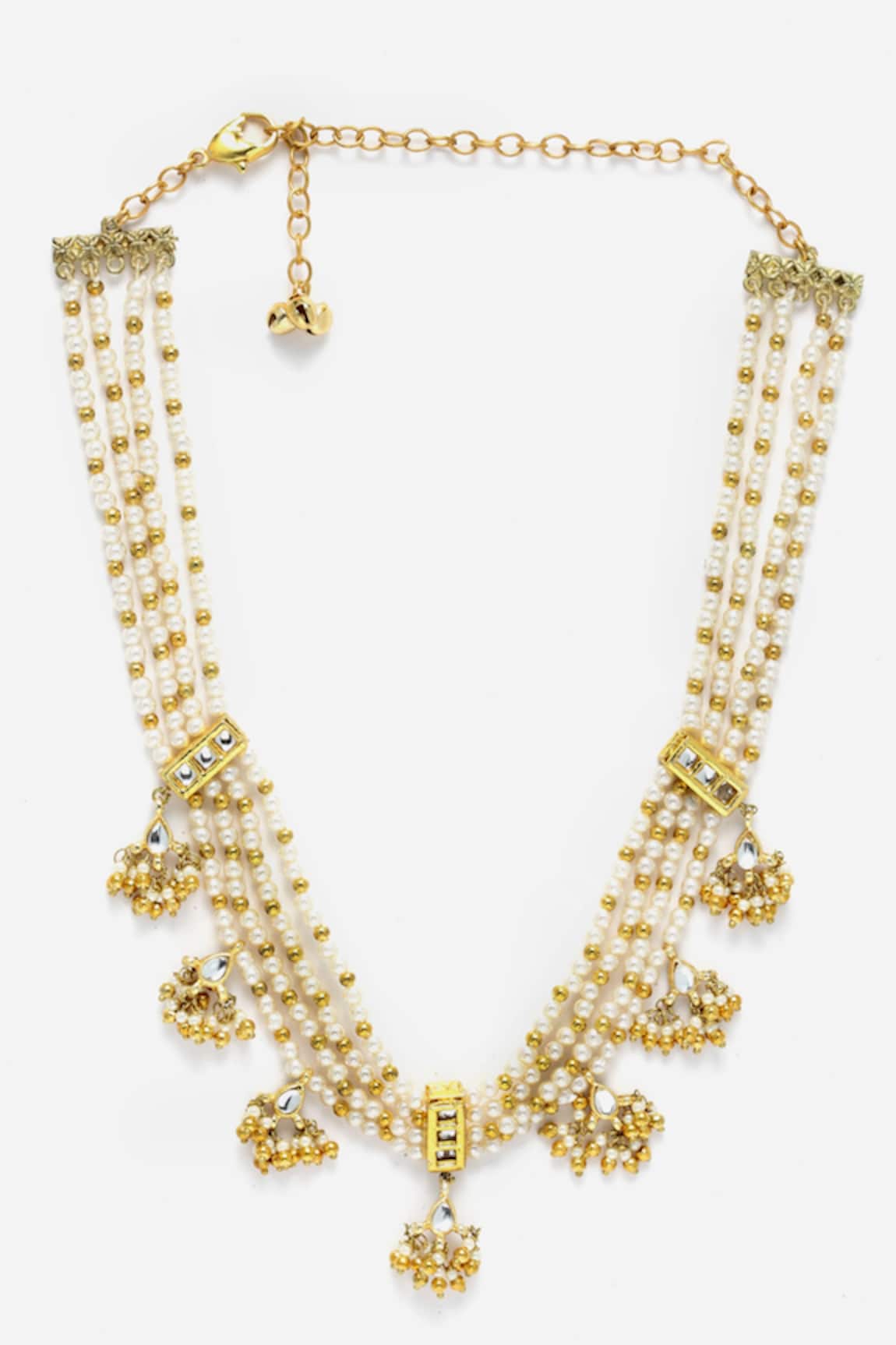 Dugran By Dugristyle Multi Pearl String Necklace