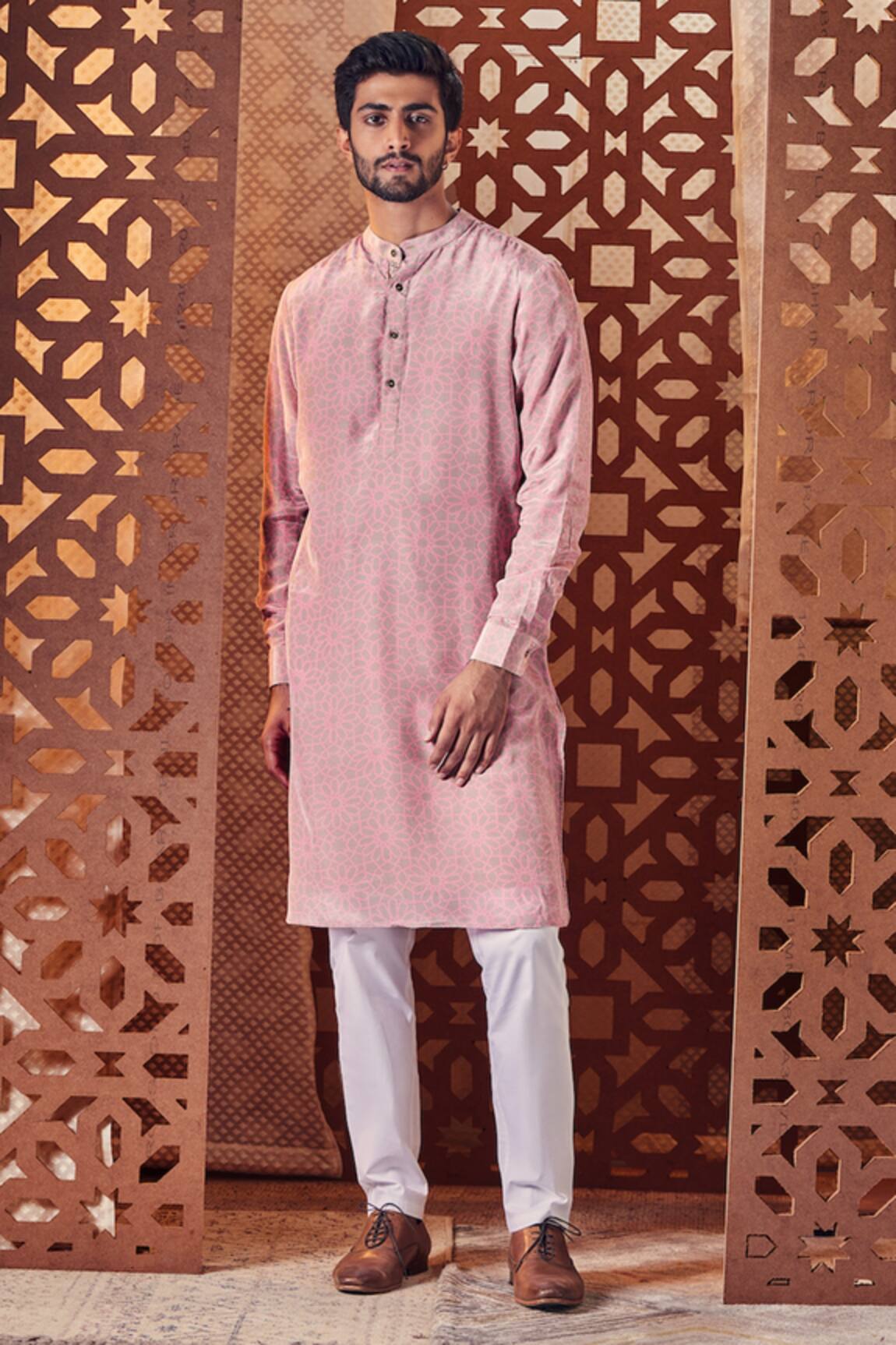 Charkhee Geometric Print Kurta Set 