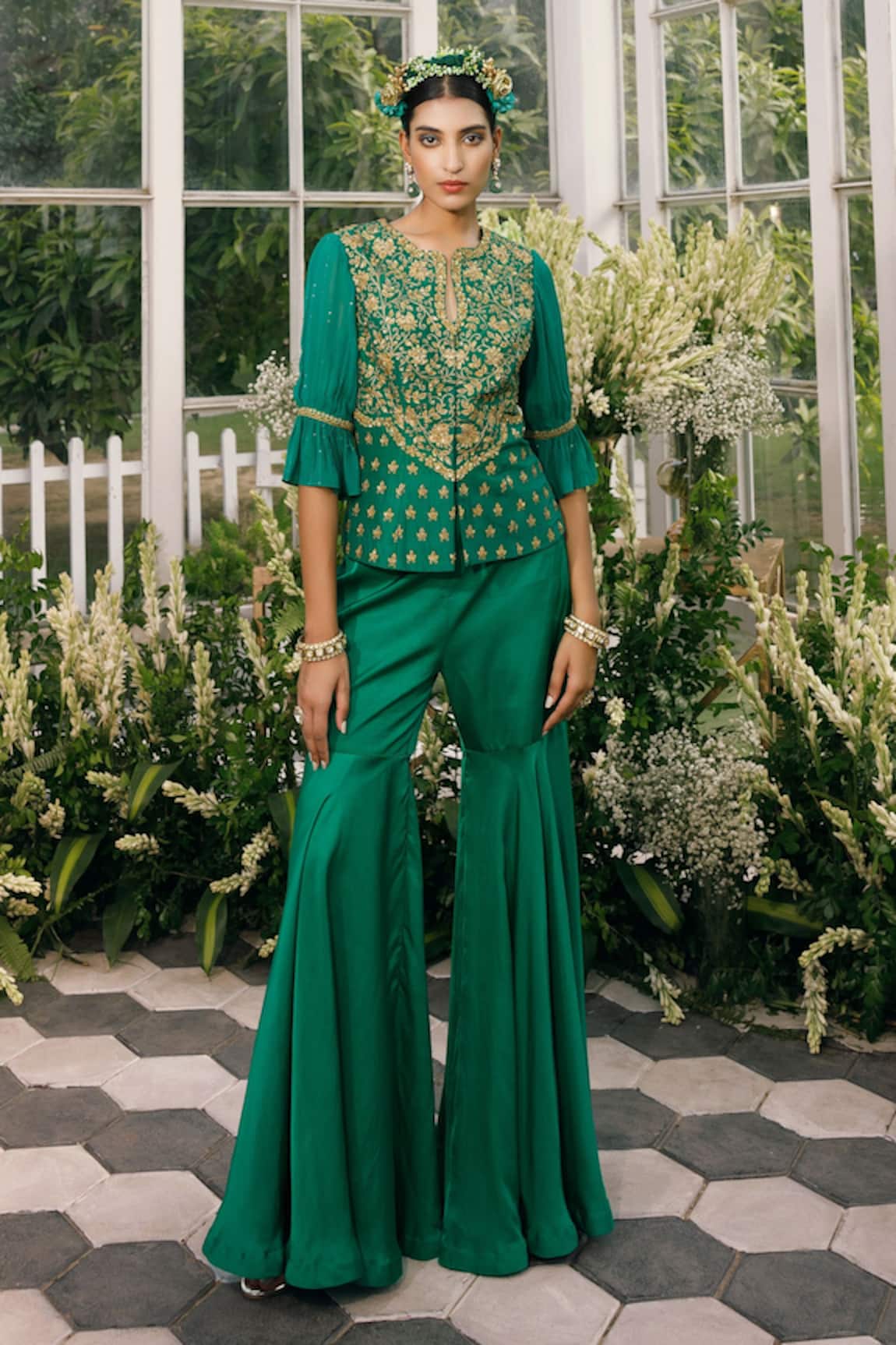 Adi By Aditya Khandelwl Embroidered Jacket & Pant Set 