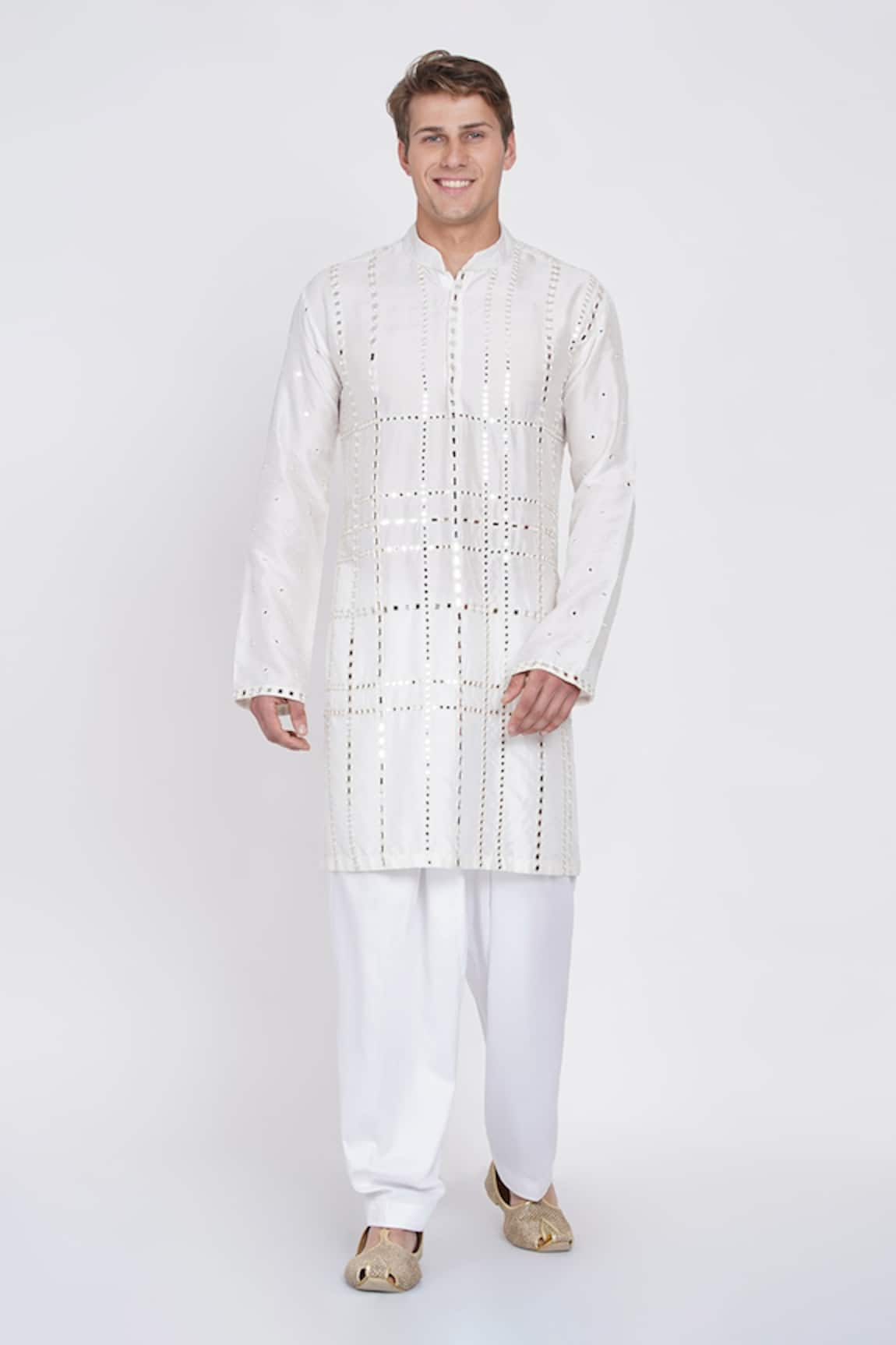 Twenty Nine Mirror Work Short Kurta