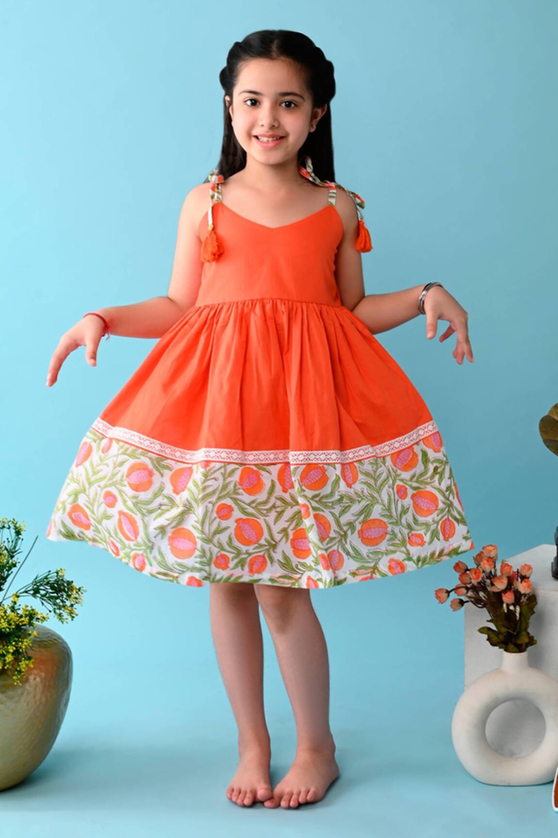 THE COTTON STAPLE Rafa Floral Print Camisole Dress