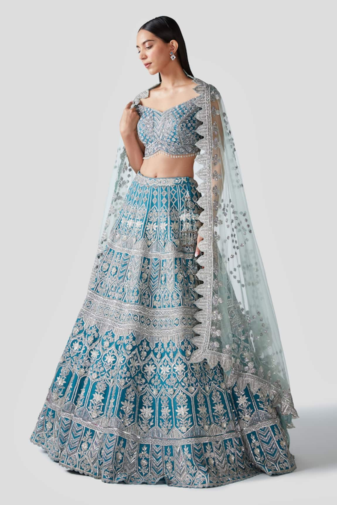 Swati Narula Ahlam Embroidered Lehenga Set