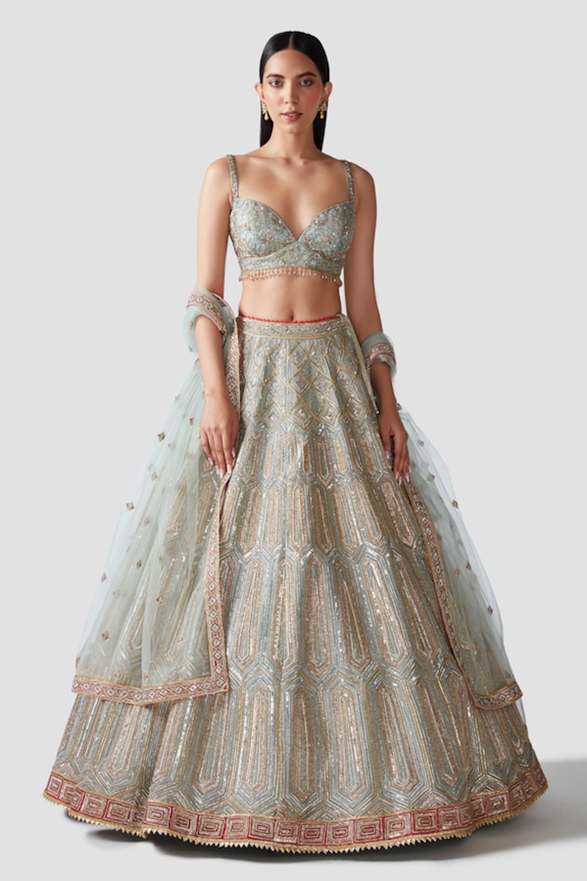 Swati Narula Madina Embroidered Lehenga Set