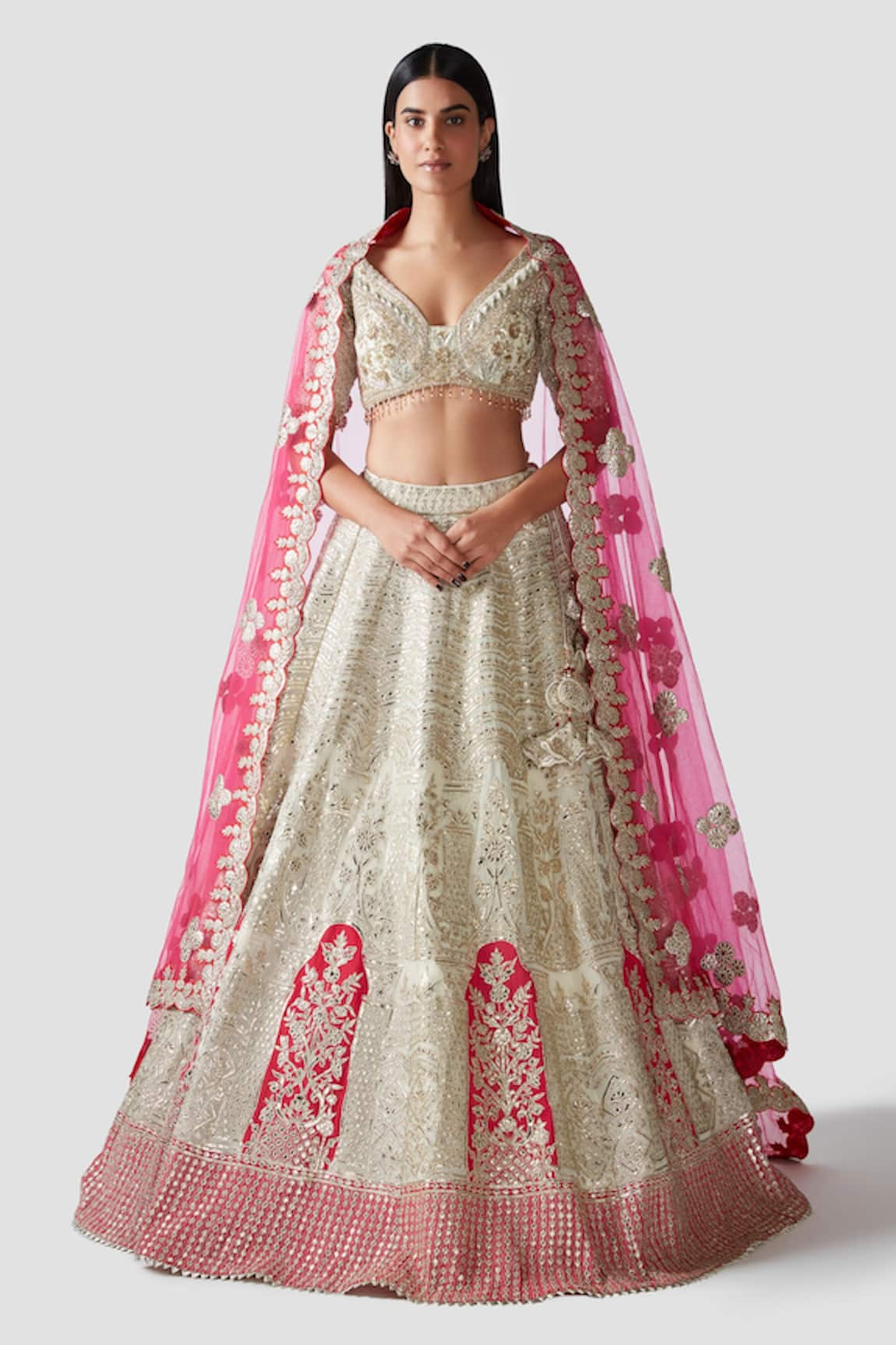 Swati Narula Rabia Embroidered Bridal Lehenga Set