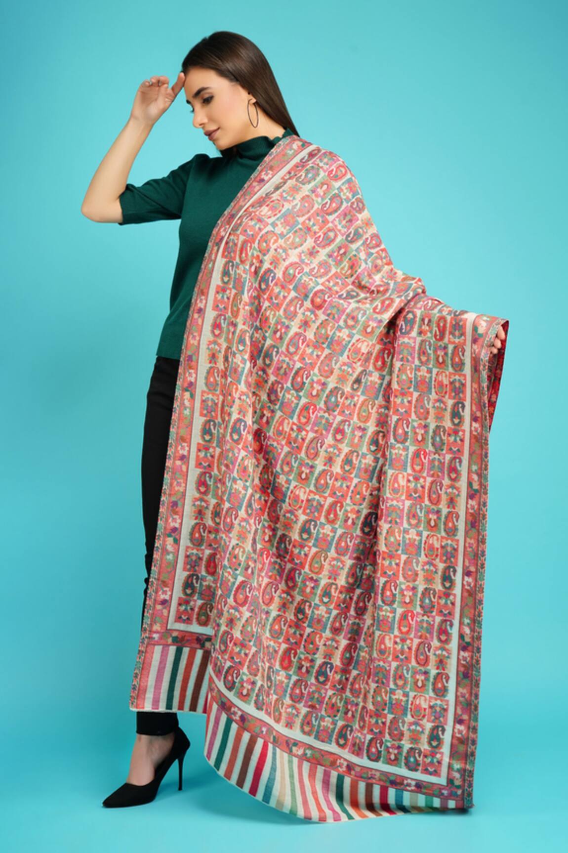 Dusala Kani Woven Shawl 