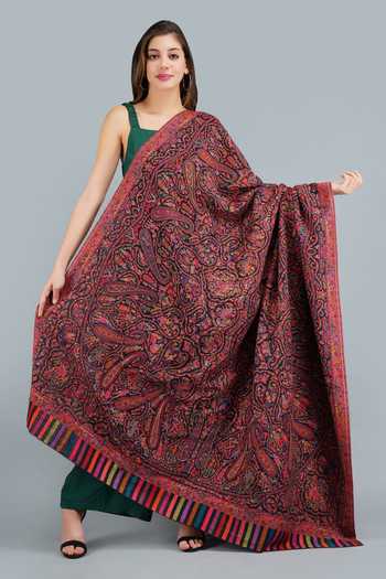 Dusala Pashmina Kani Woven Shawl