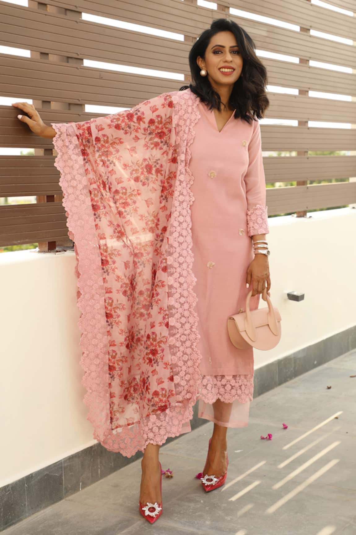 Naaz By Noor Kurta Set With Printed Dupatta 