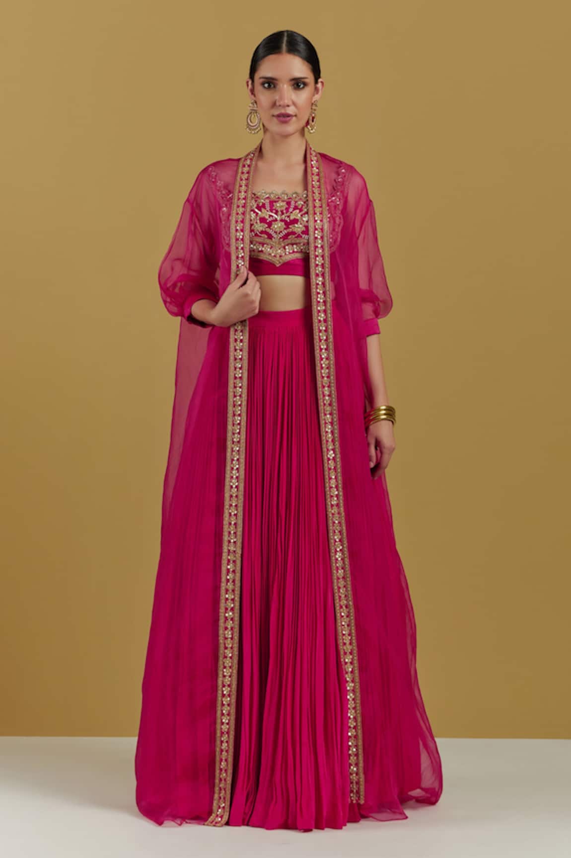 Ikshita Choudhary Zari & Sequin Embroidered Blouse