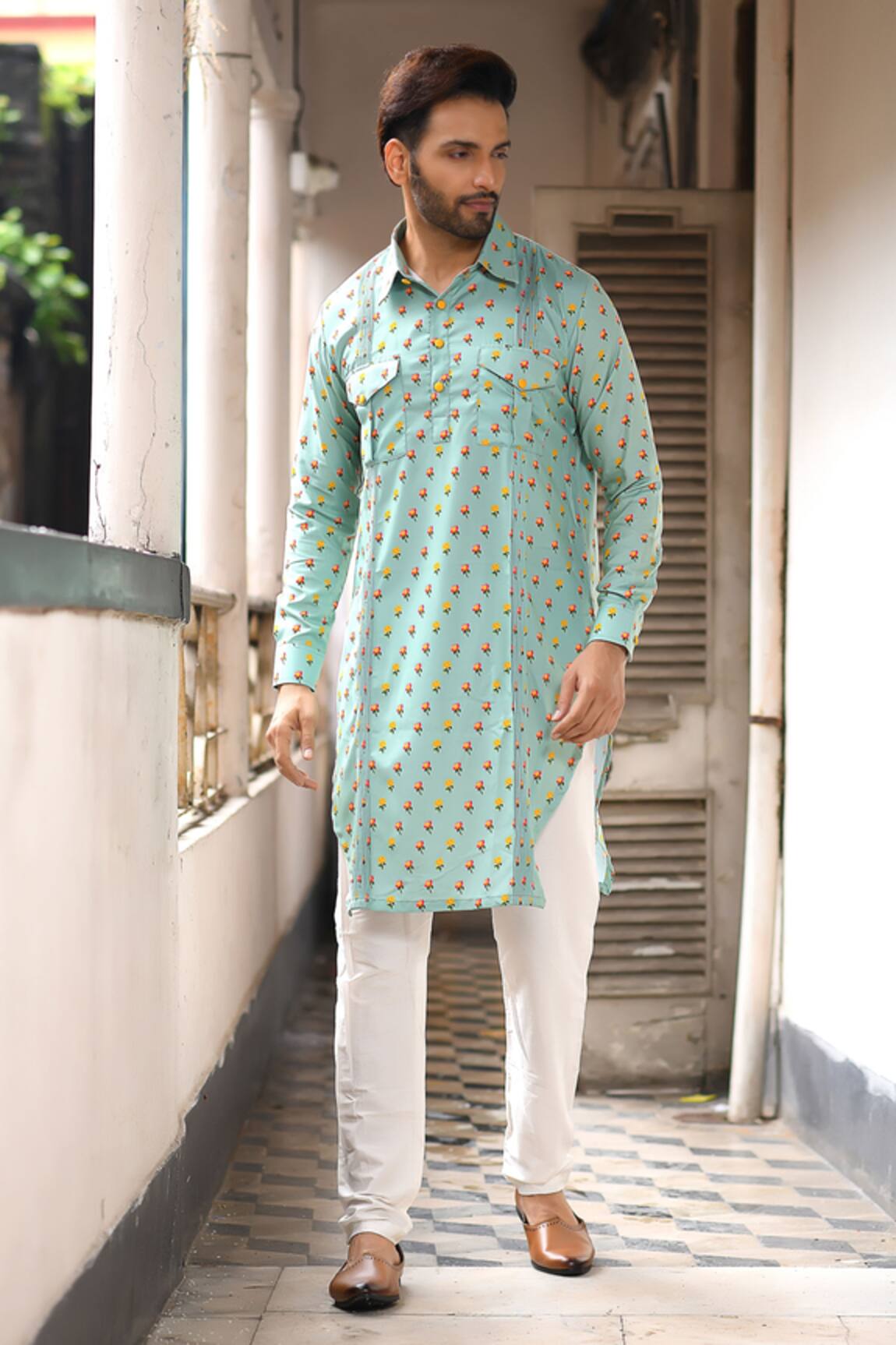 Priyanka Haralalka Floral Print Kurta Set 