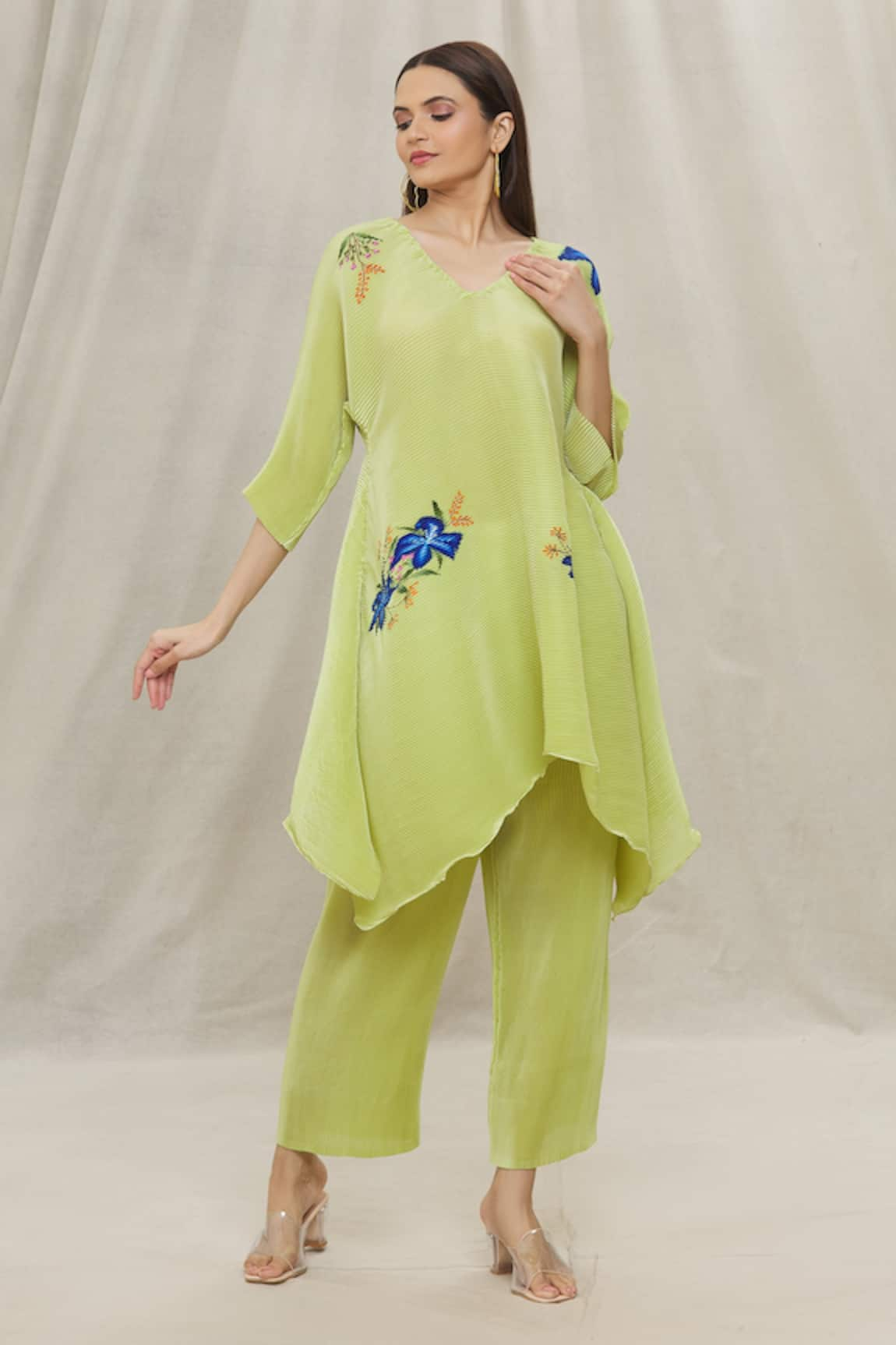 Anaya by Akruthi Hand Painted Kurta & Pant Set