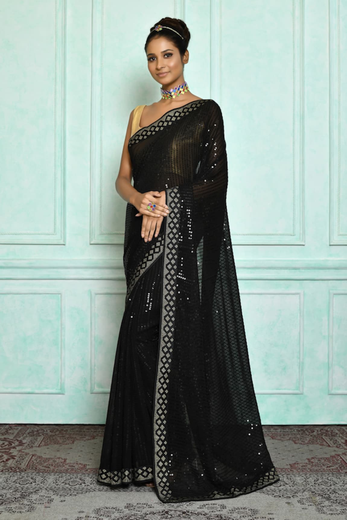 Trendy Black Saree For Farewell 2023 Buy Online Collection