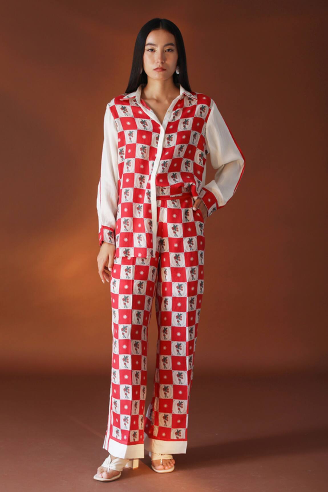 Pozruh by Aiman Janus Printed Trouser