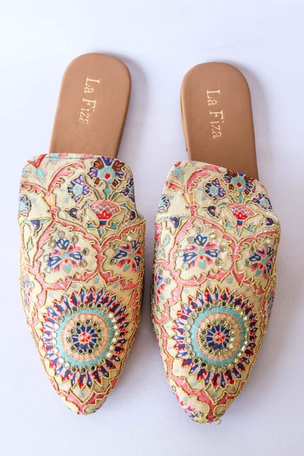 La Fiza Freya Printed Mules