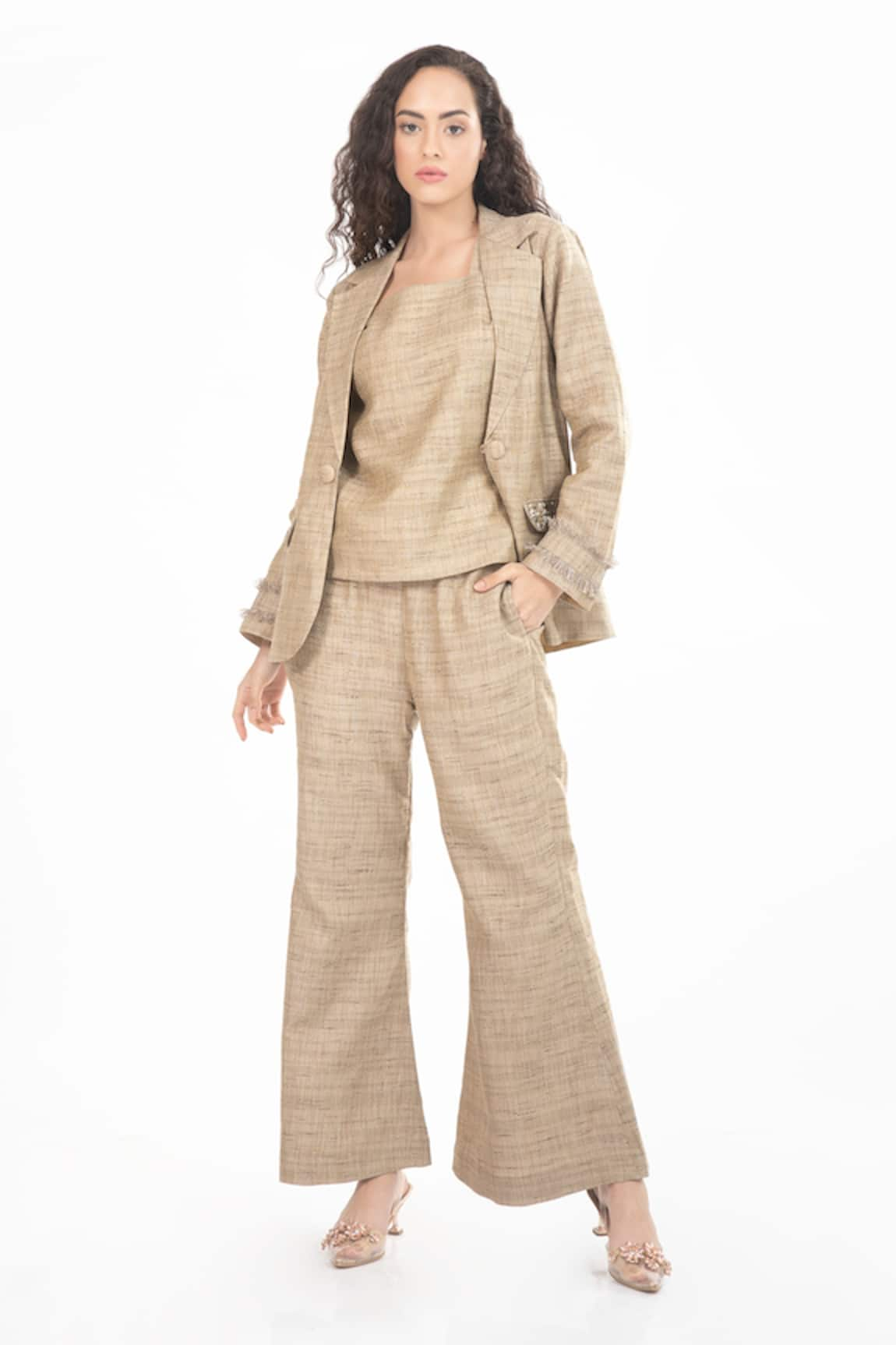 House of THL Alexandra Structured Blazer Pant Set