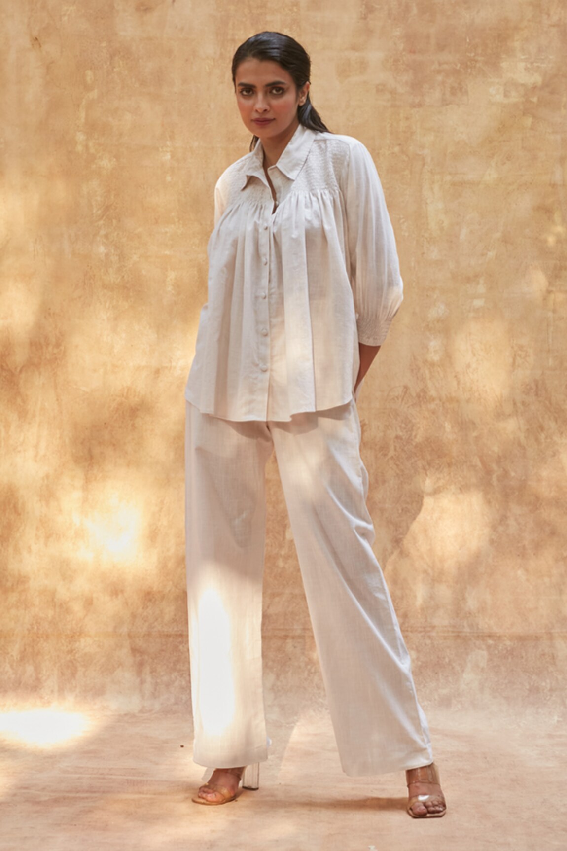 Ankita Dharman Jasmine Cotton Linen Pant