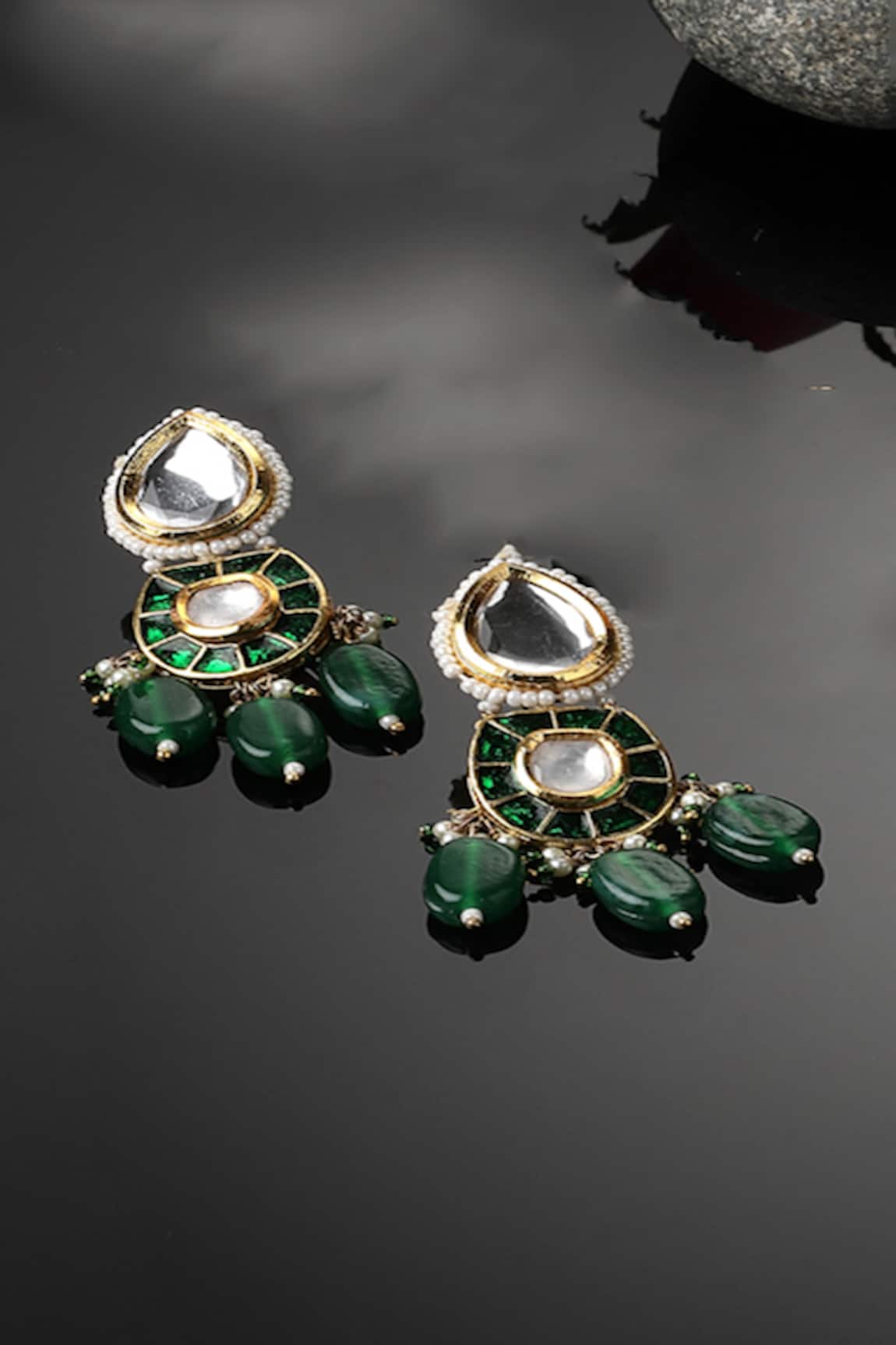 Dugran By Dugristyle Kundan & Embellished Earrings