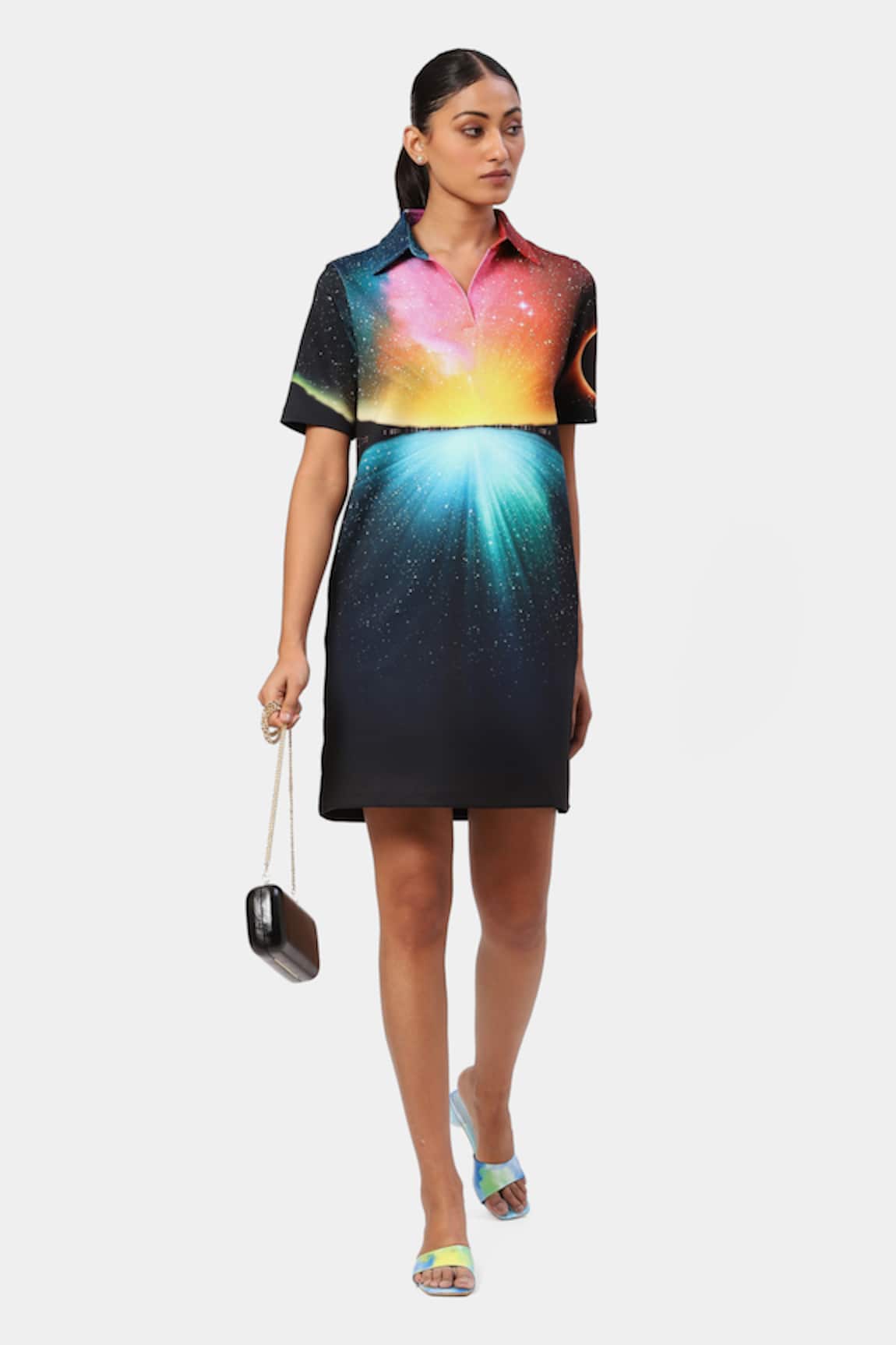 Satya Paul Scuba Advantage Printed Dress